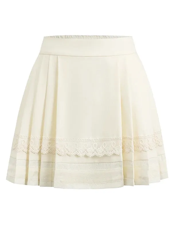 2Type Lace Cute Short＆Long China Chic Skirt