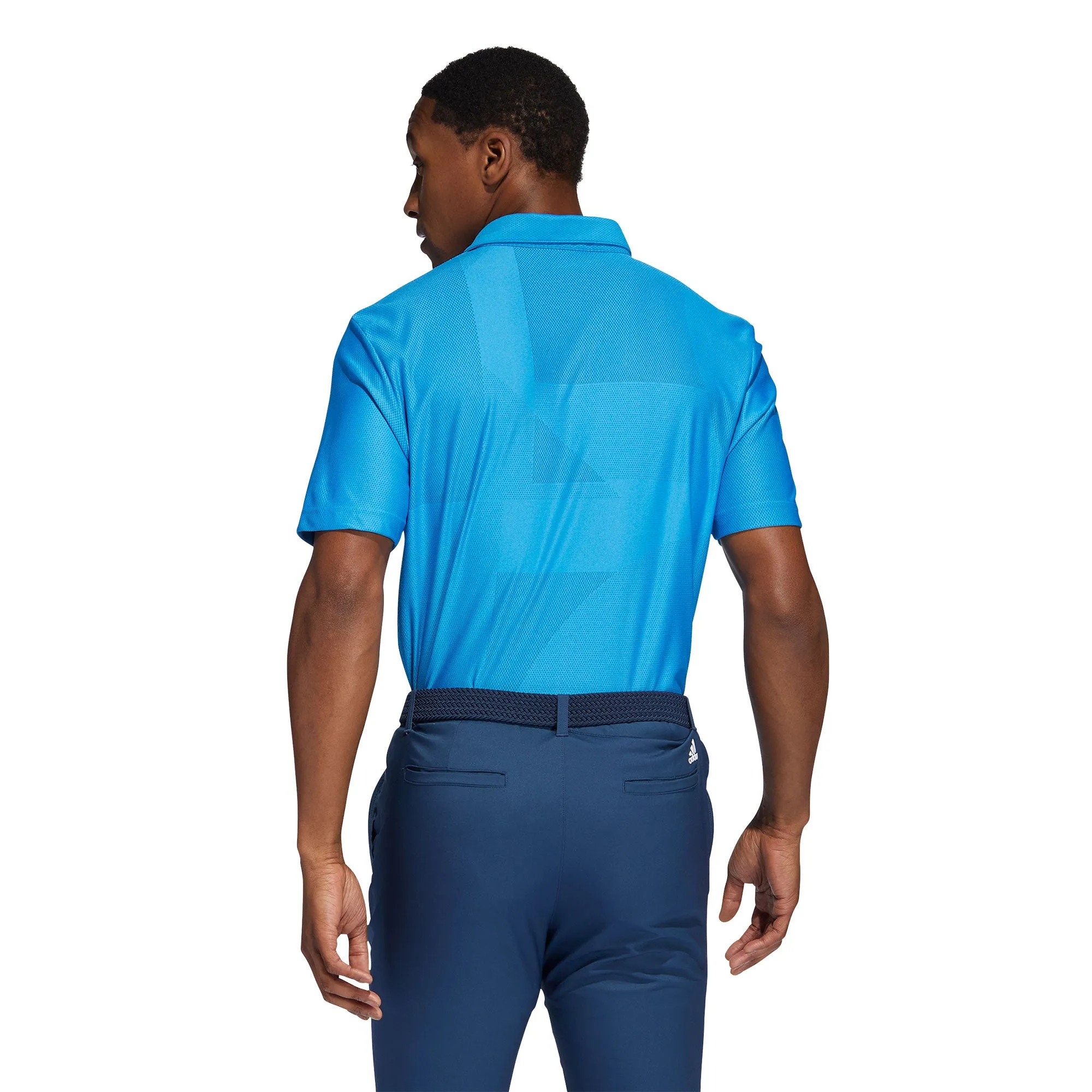 Adidas Jacquard Primegreen Mens Golf Polo