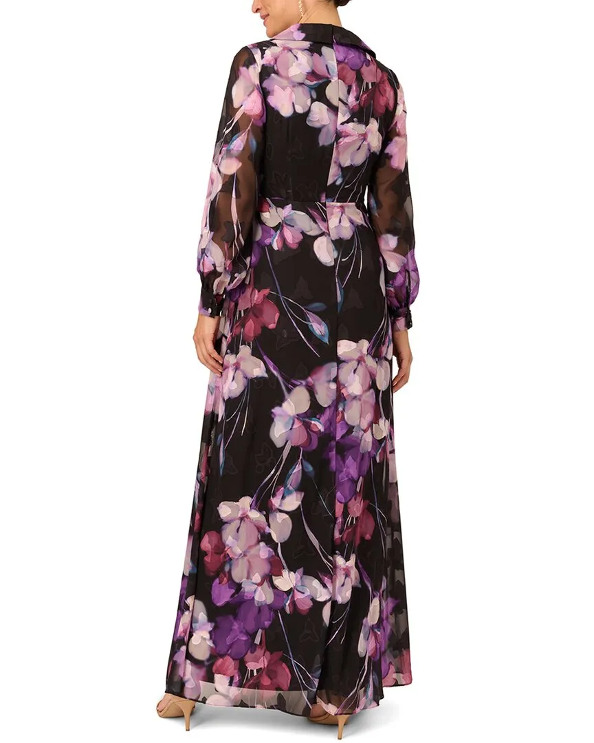 Adrianna Papell Soft Printed Maxi Dress