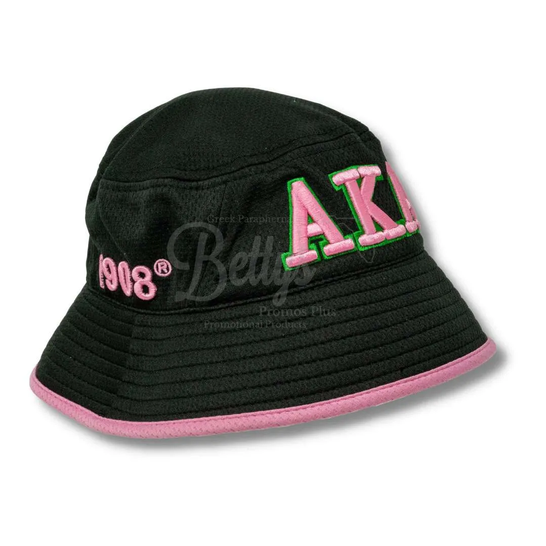 Alpha Kappa Alpha AKA Mesh Flex Fit Embroidered Bucket Hat