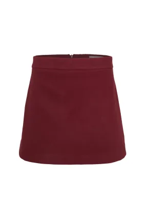 Bordeaux Chic Skirt