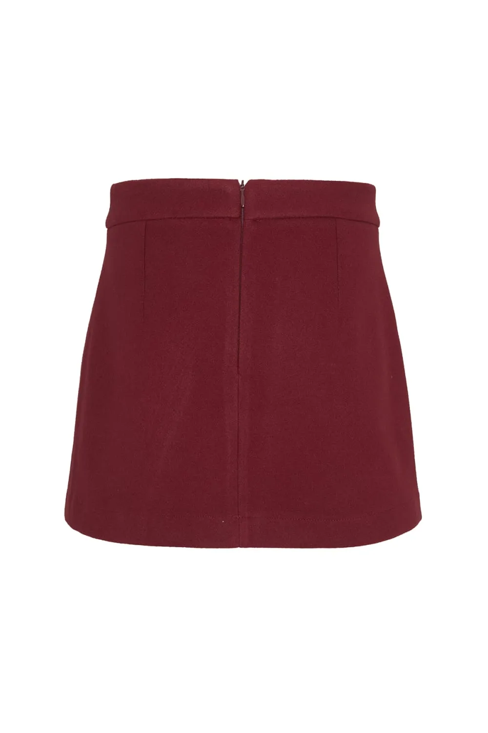 Bordeaux Chic Skirt