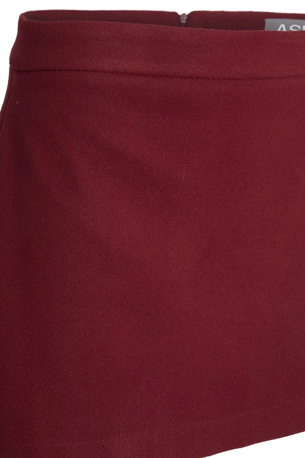 Bordeaux Chic Skirt
