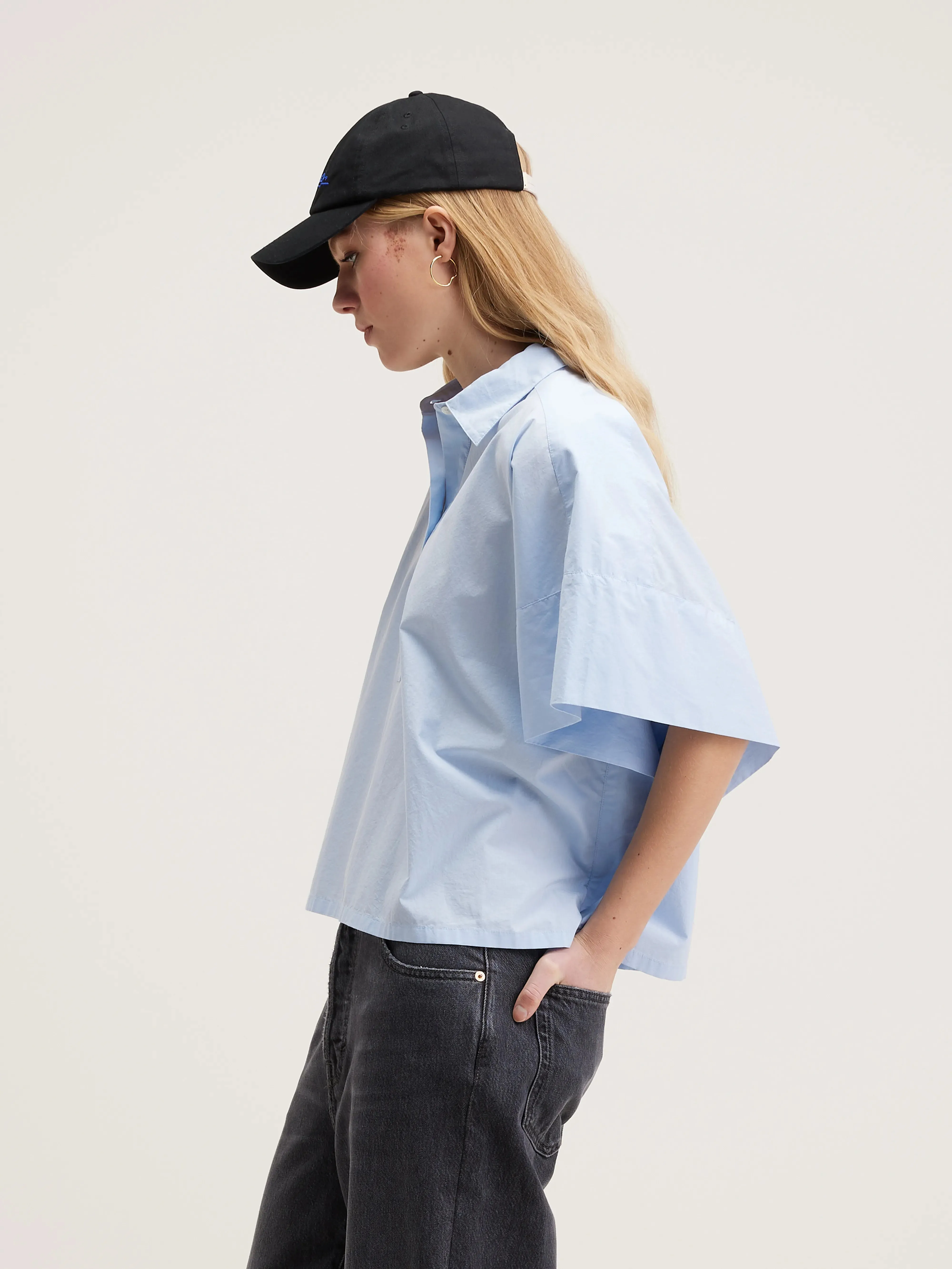 Cairn short-sleeve shirt (242 / W / CIEL)
