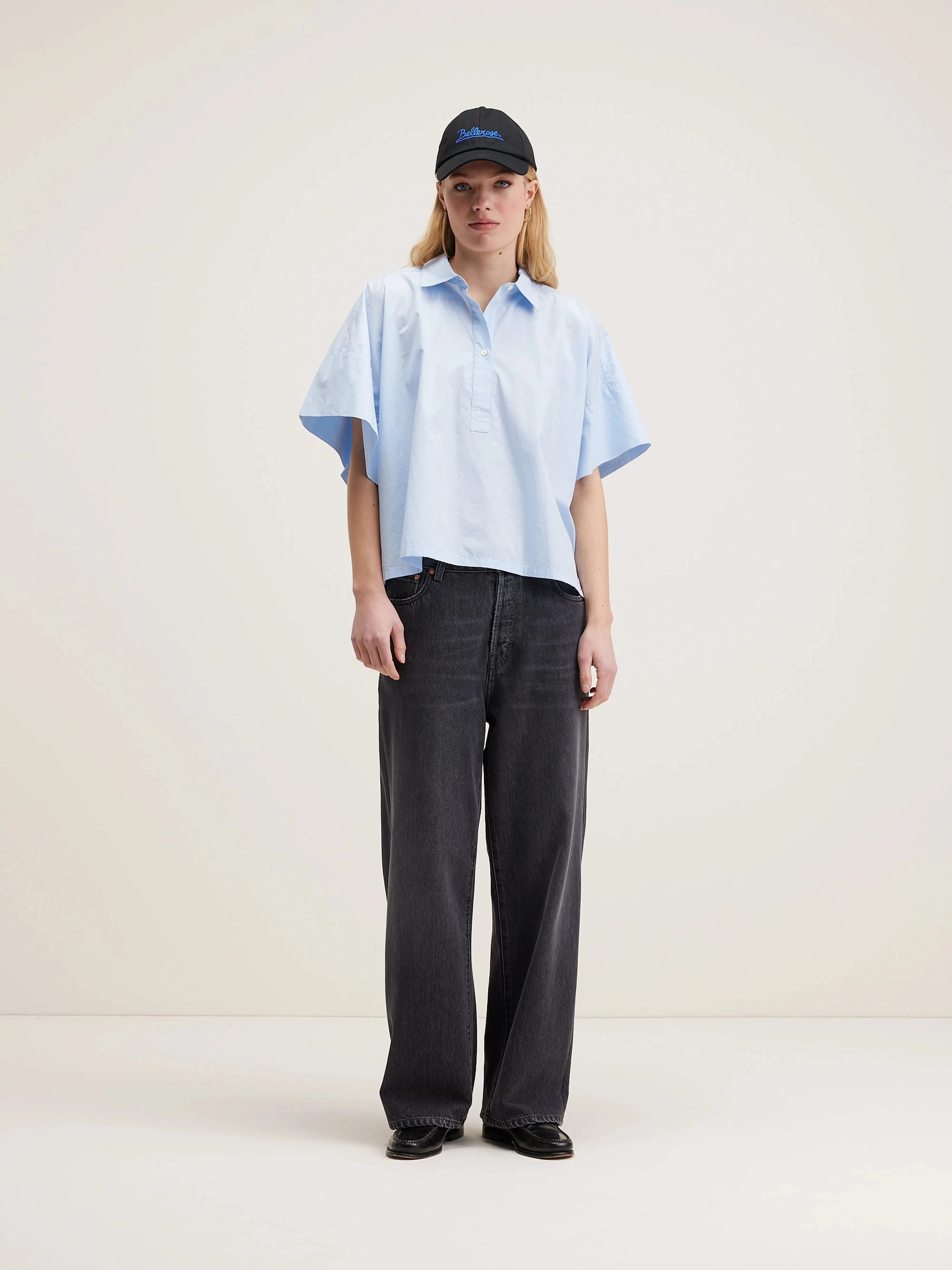 Cairn short-sleeve shirt (242 / W / CIEL)