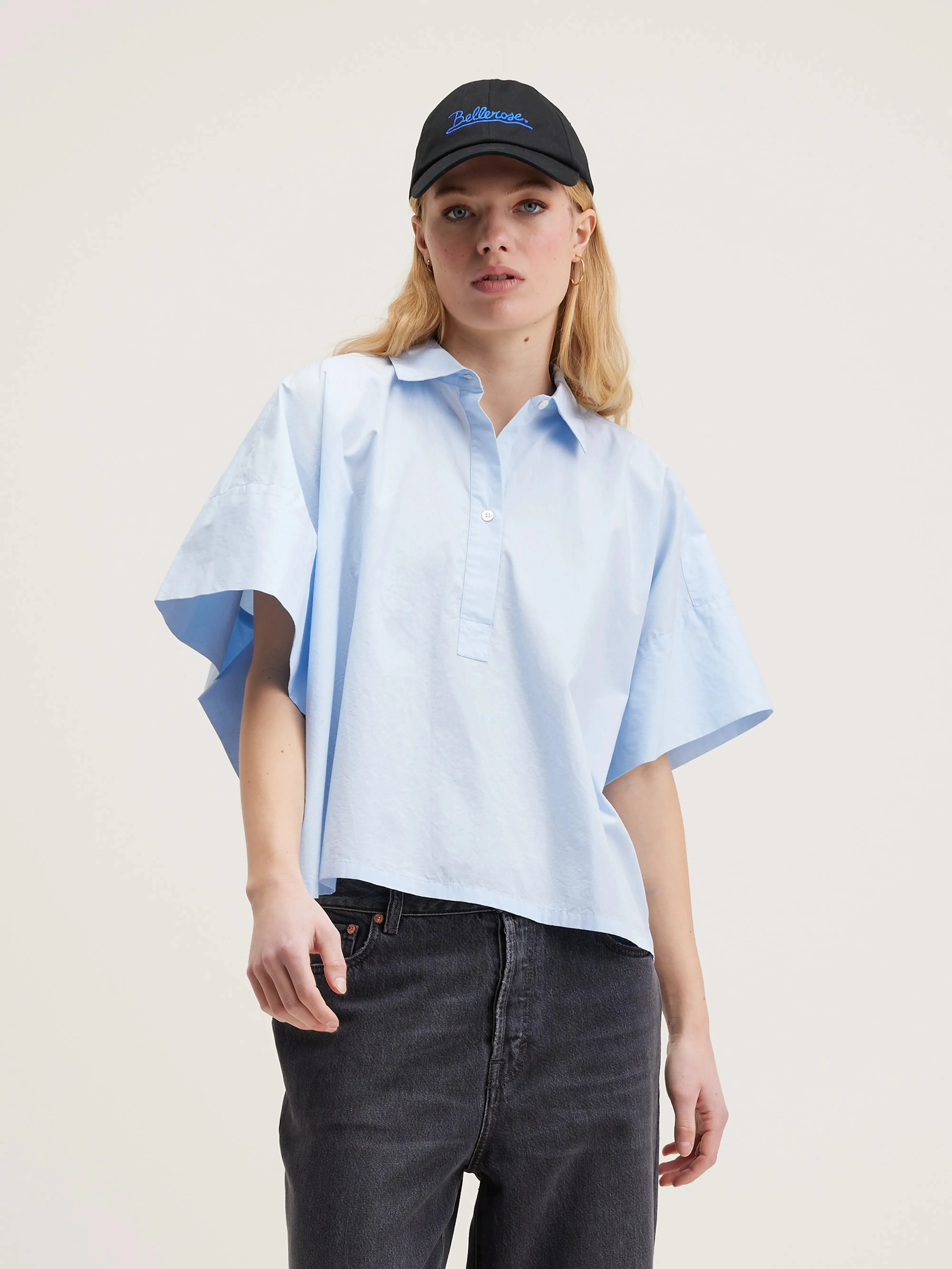 Cairn short-sleeve shirt (242 / W / CIEL)