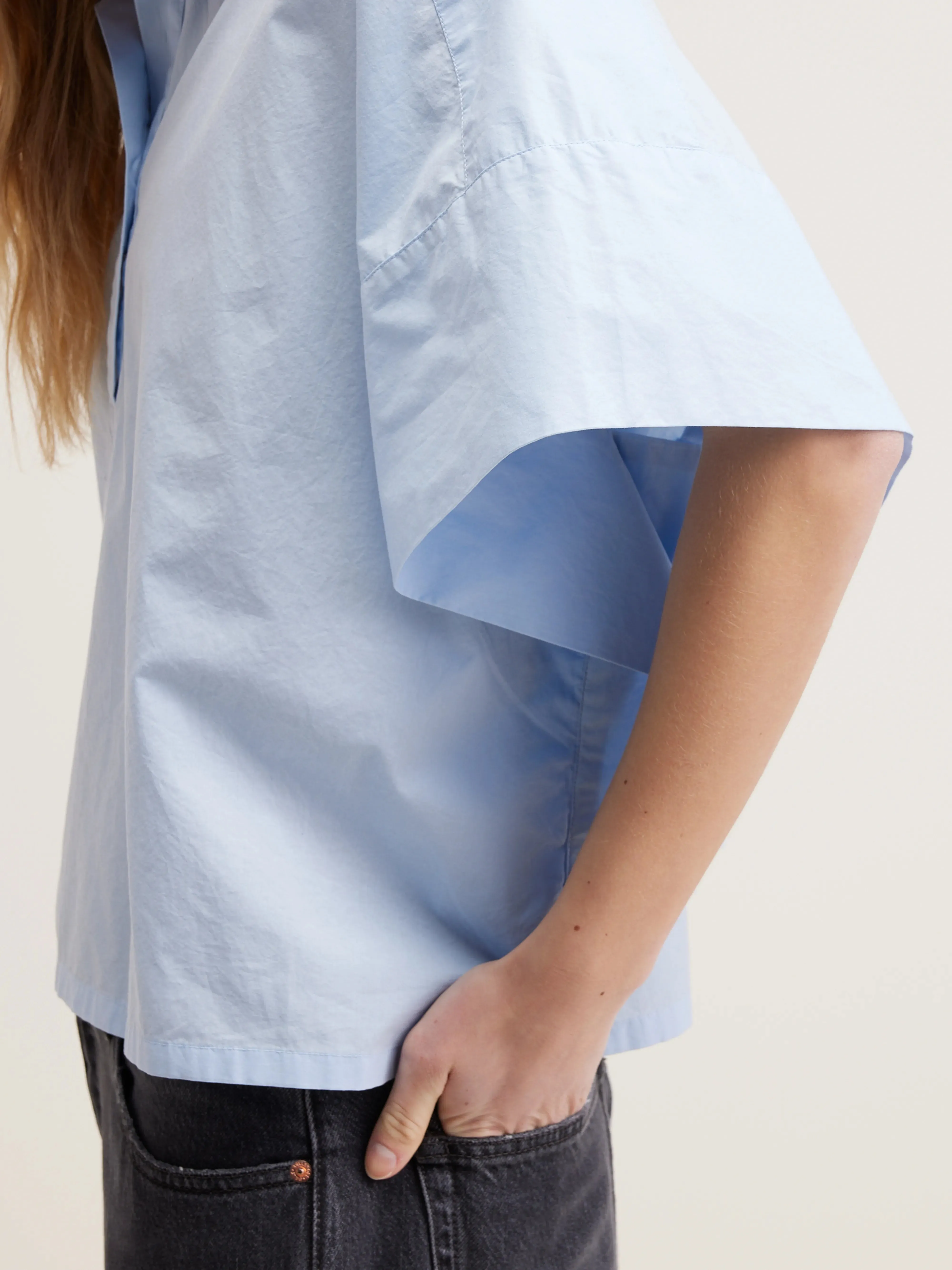 Cairn short-sleeve shirt (242 / W / CIEL)