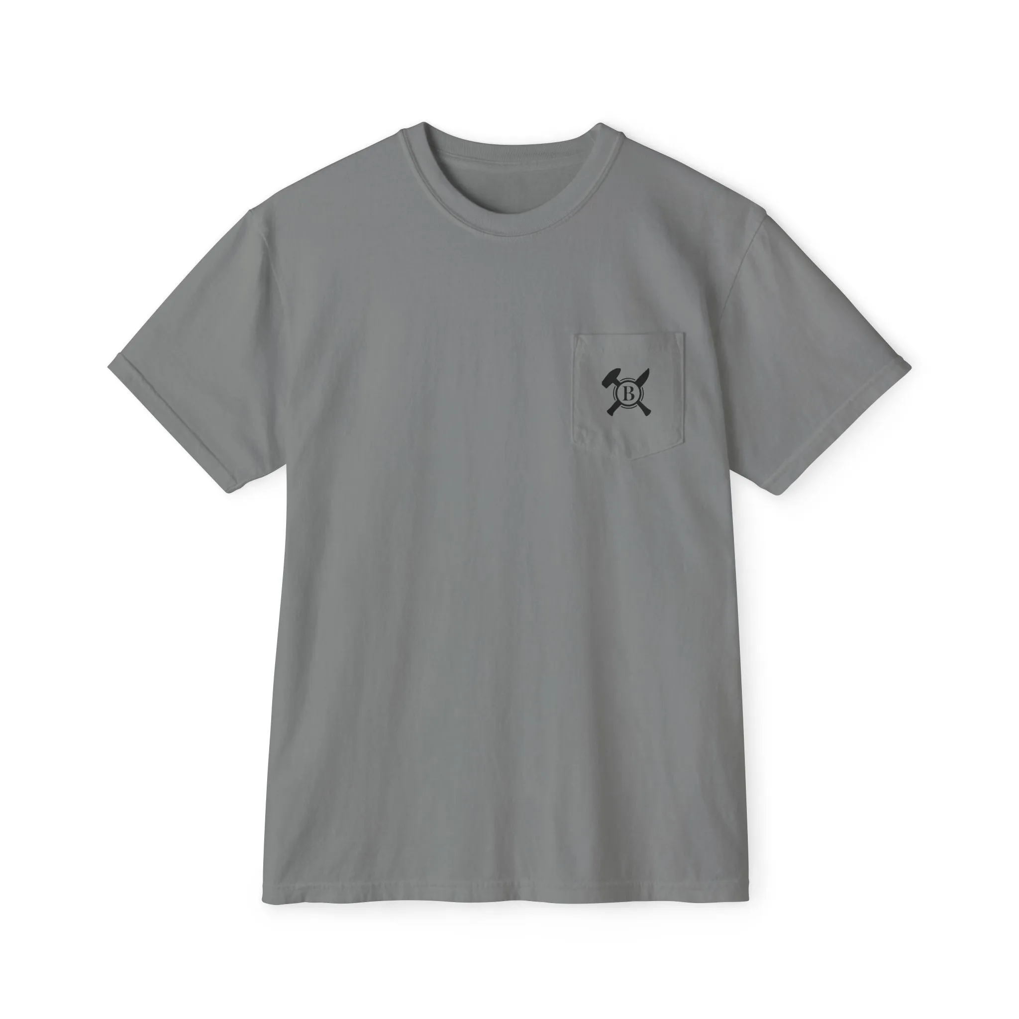 Casual Pocket T-Shirt with Unique Design - Unisex Comfortable Wear