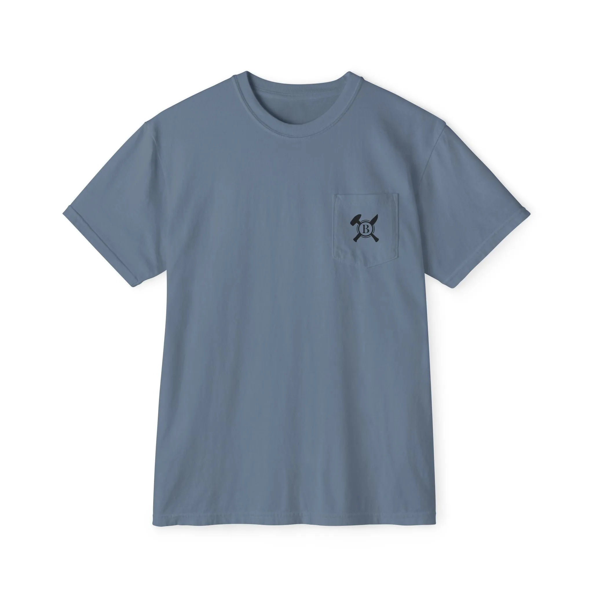 Casual Pocket T-Shirt with Unique Design - Unisex Comfortable Wear