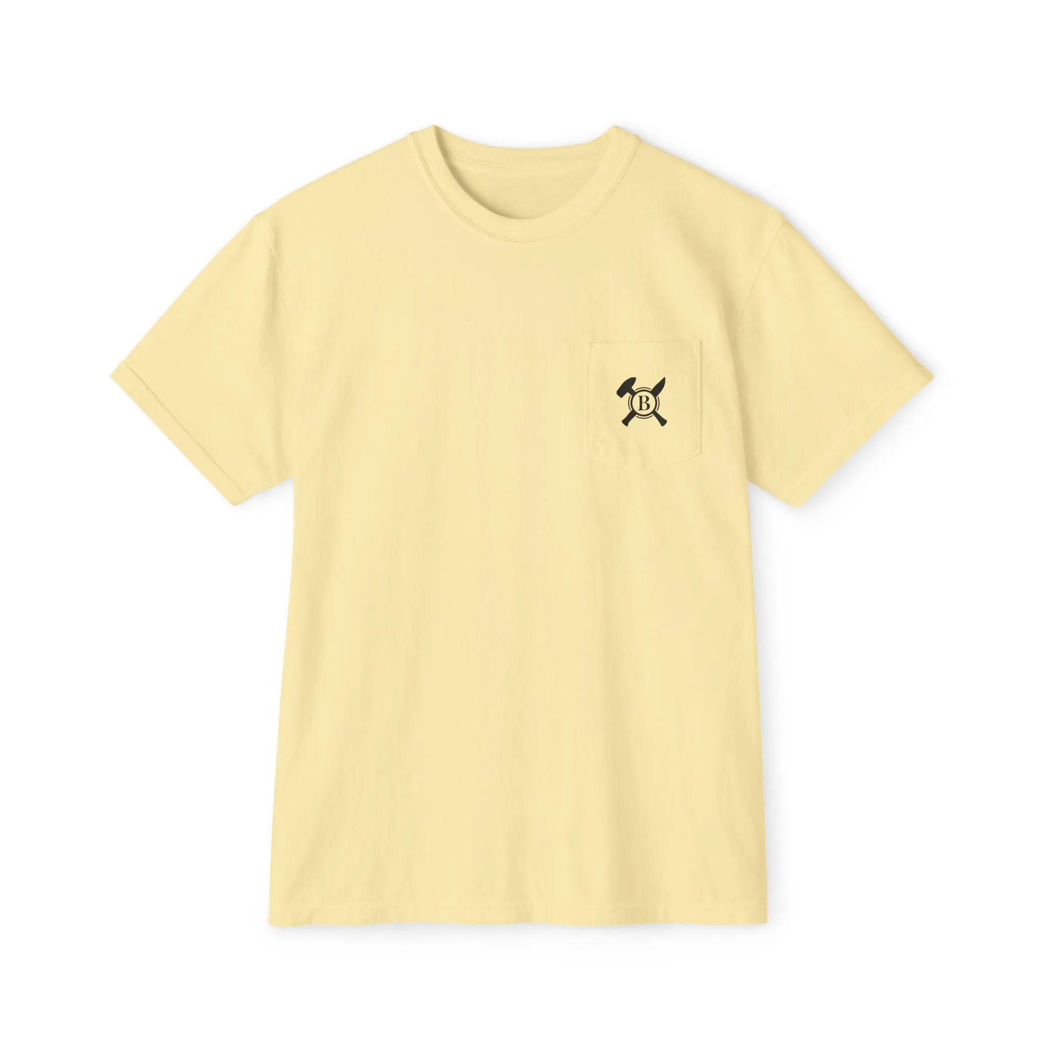 Casual Pocket T-Shirt with Unique Design - Unisex Comfortable Wear