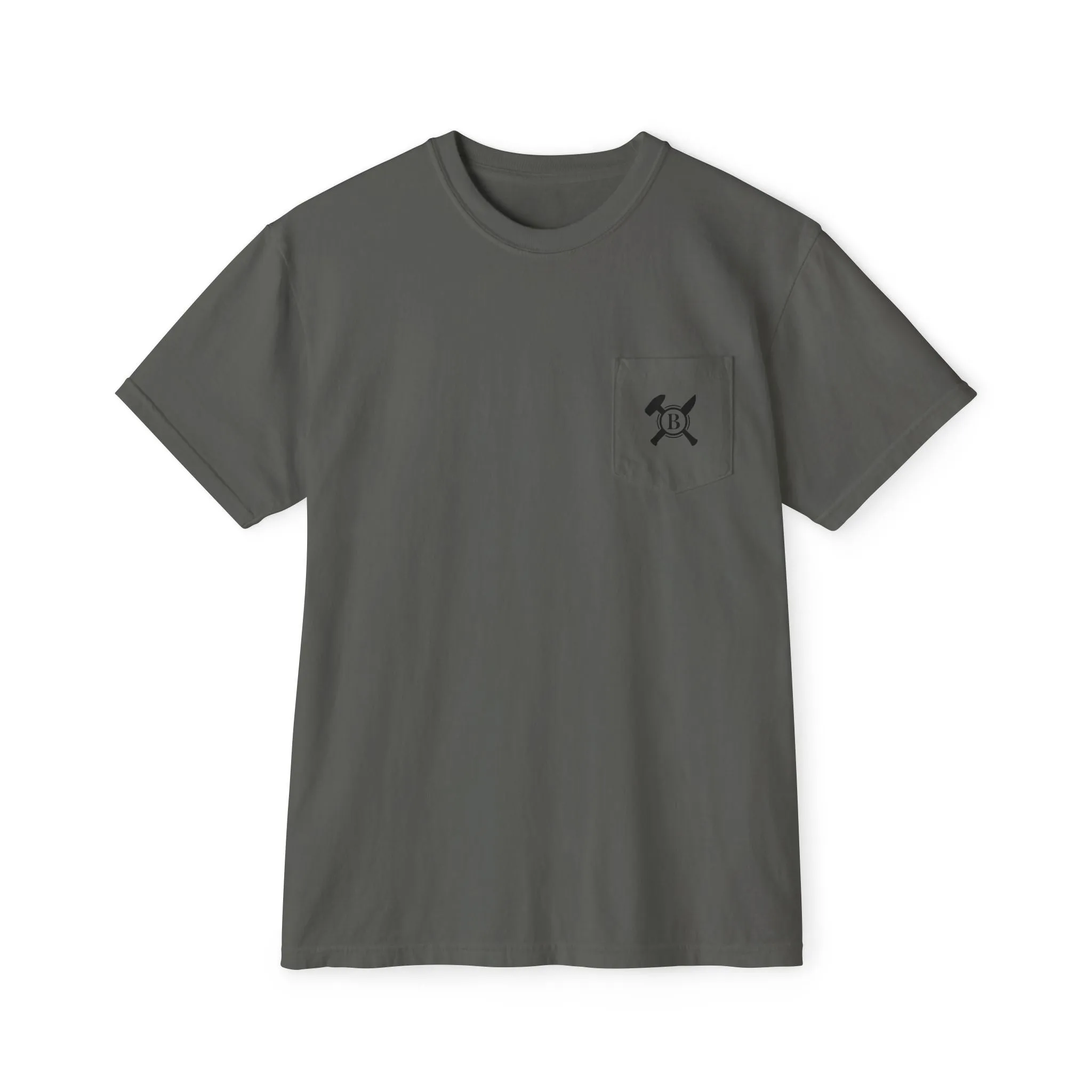 Casual Pocket T-Shirt with Unique Design - Unisex Comfortable Wear