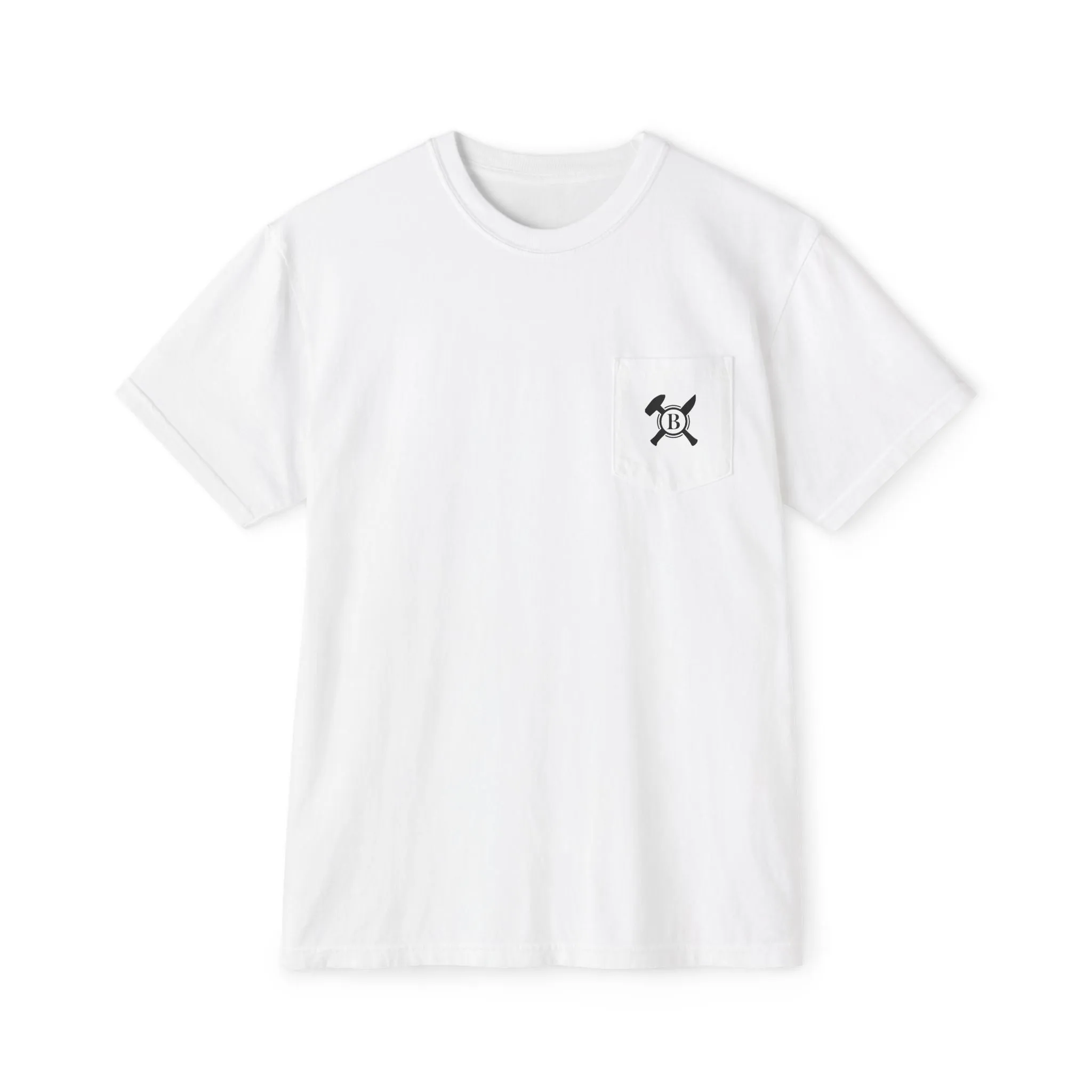 Casual Pocket T-Shirt with Unique Design - Unisex Comfortable Wear