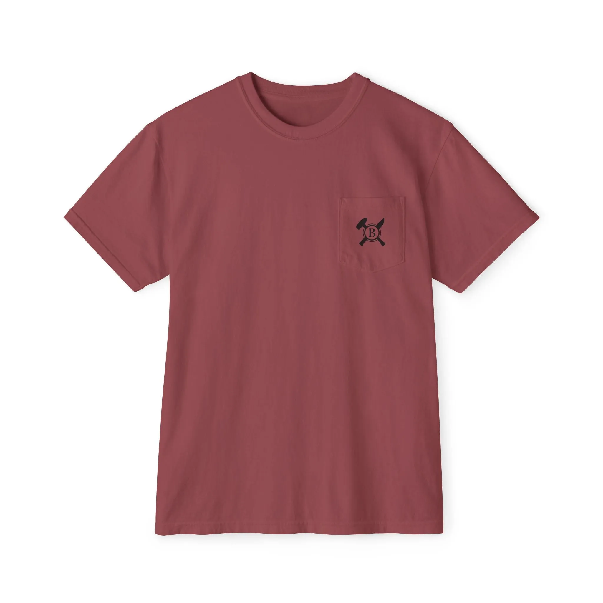 Casual Pocket T-Shirt with Unique Design - Unisex Comfortable Wear