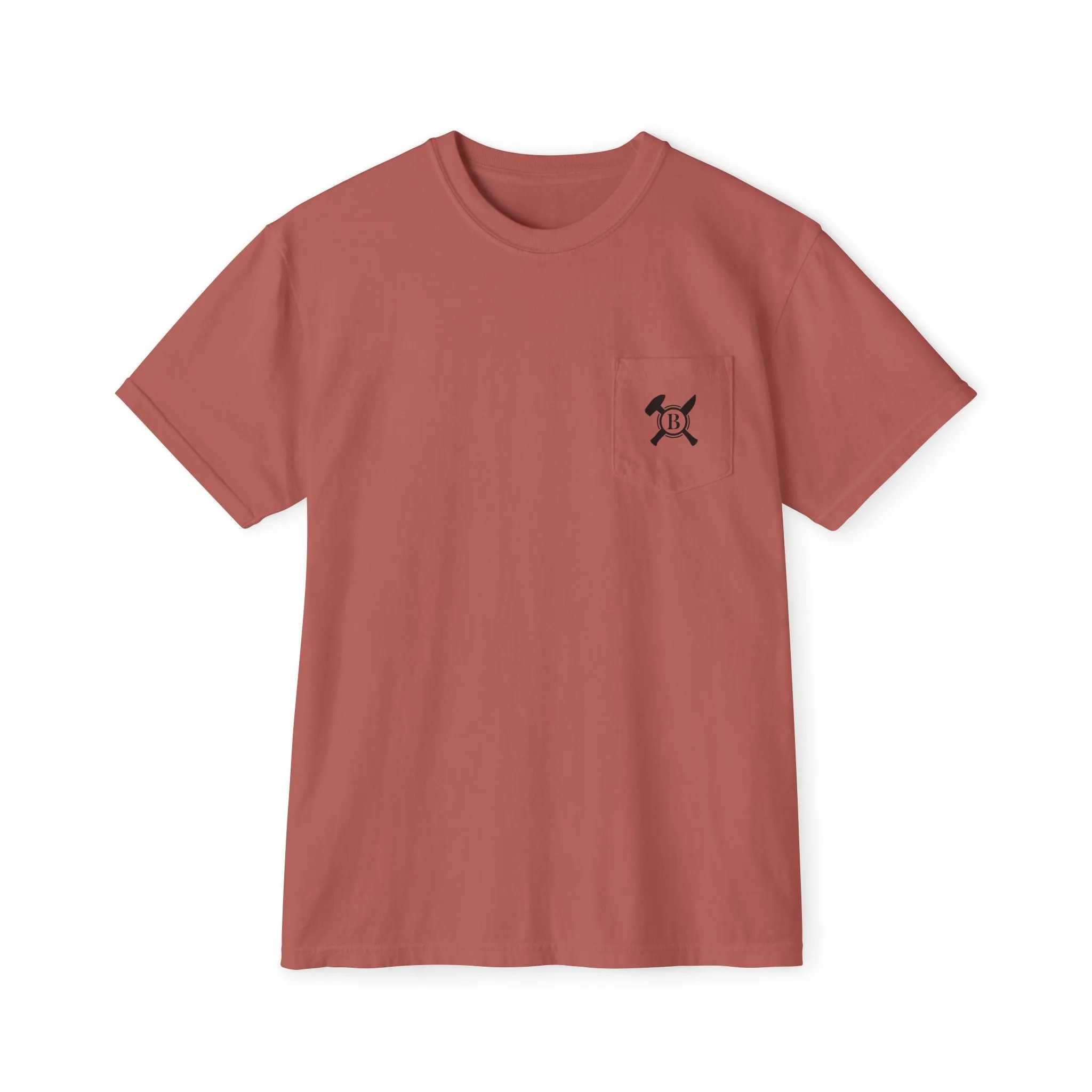 Casual Pocket T-Shirt with Unique Design - Unisex Comfortable Wear