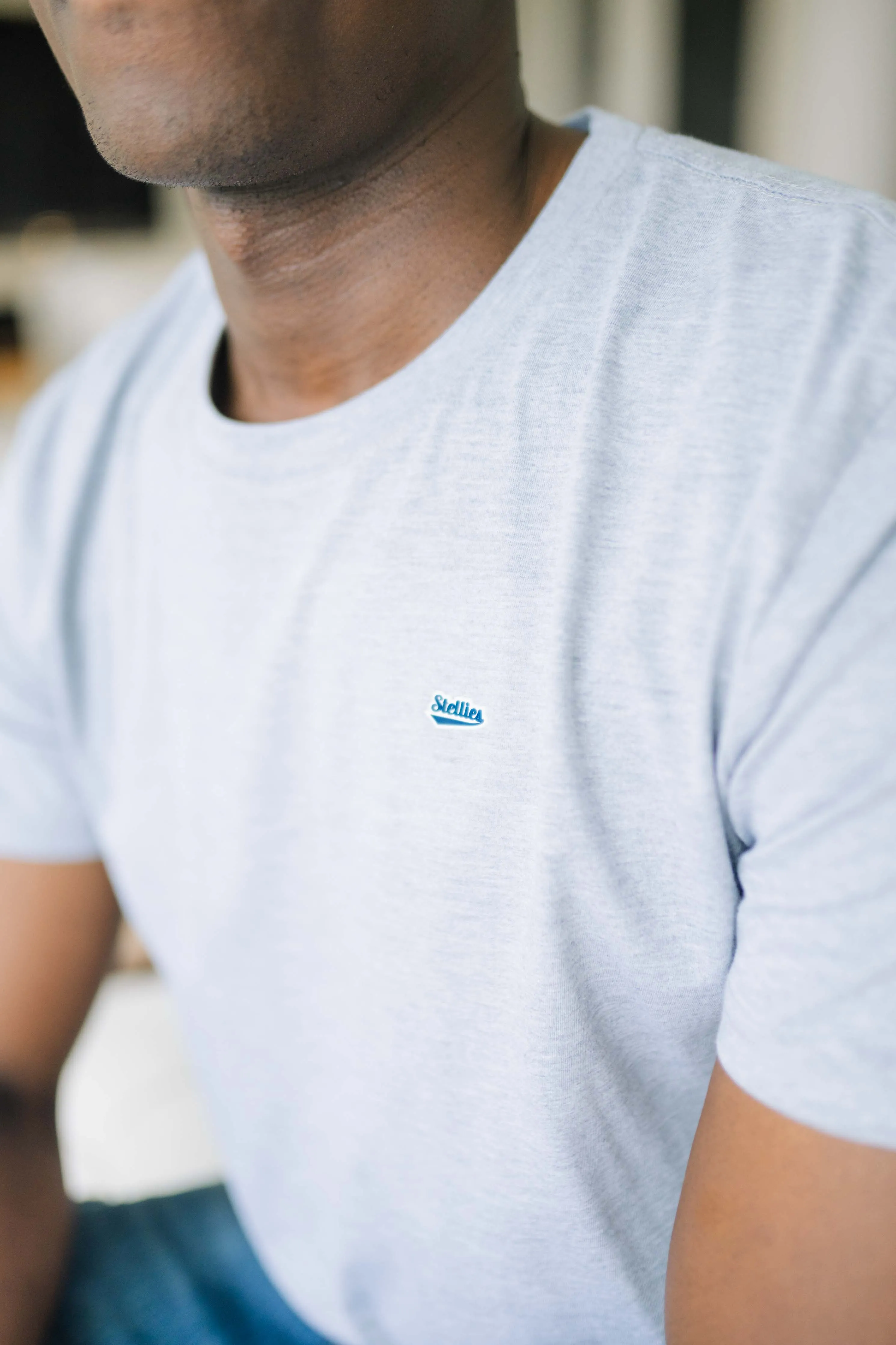 Core Tee in Grey Melange