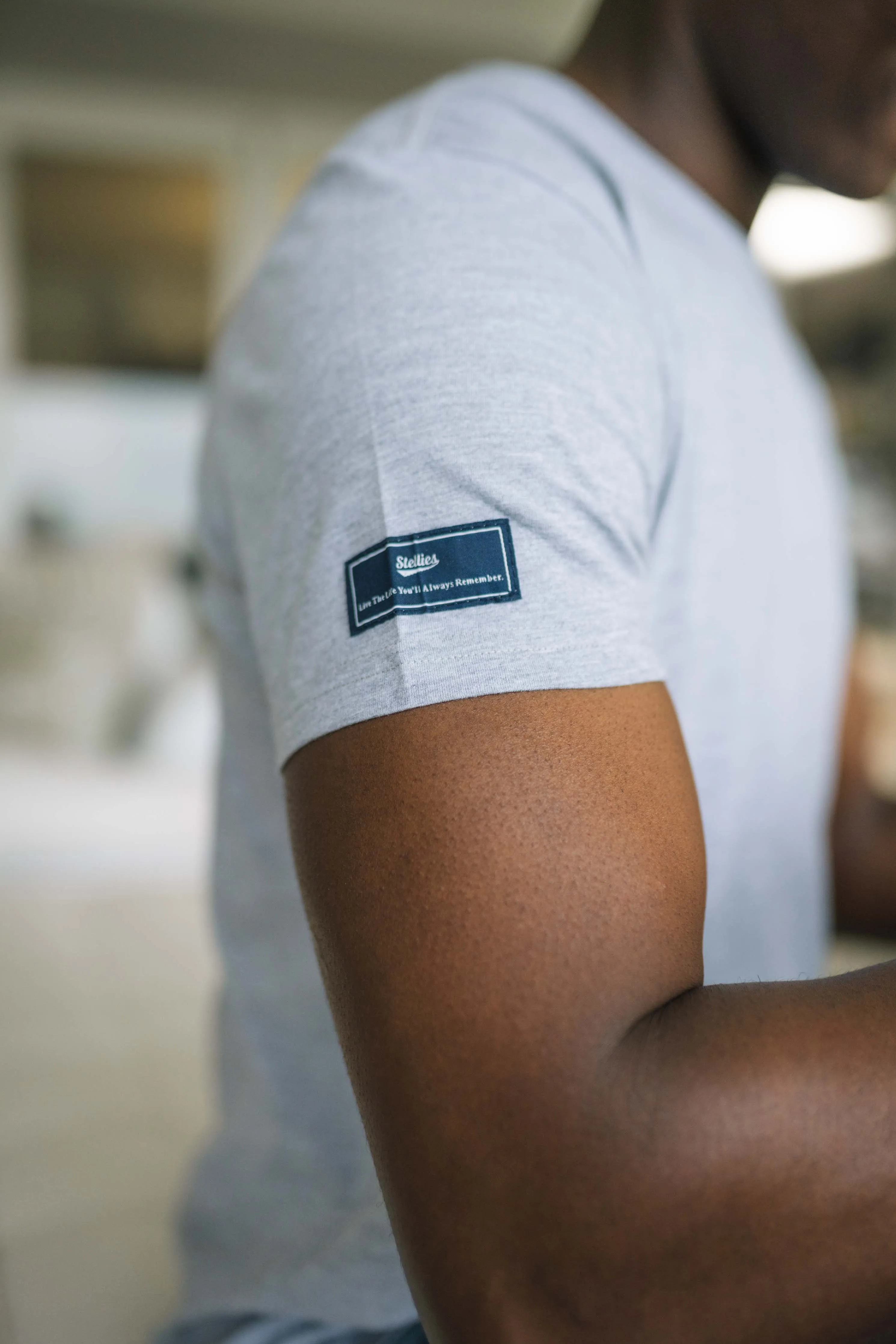 Core Tee in Grey Melange