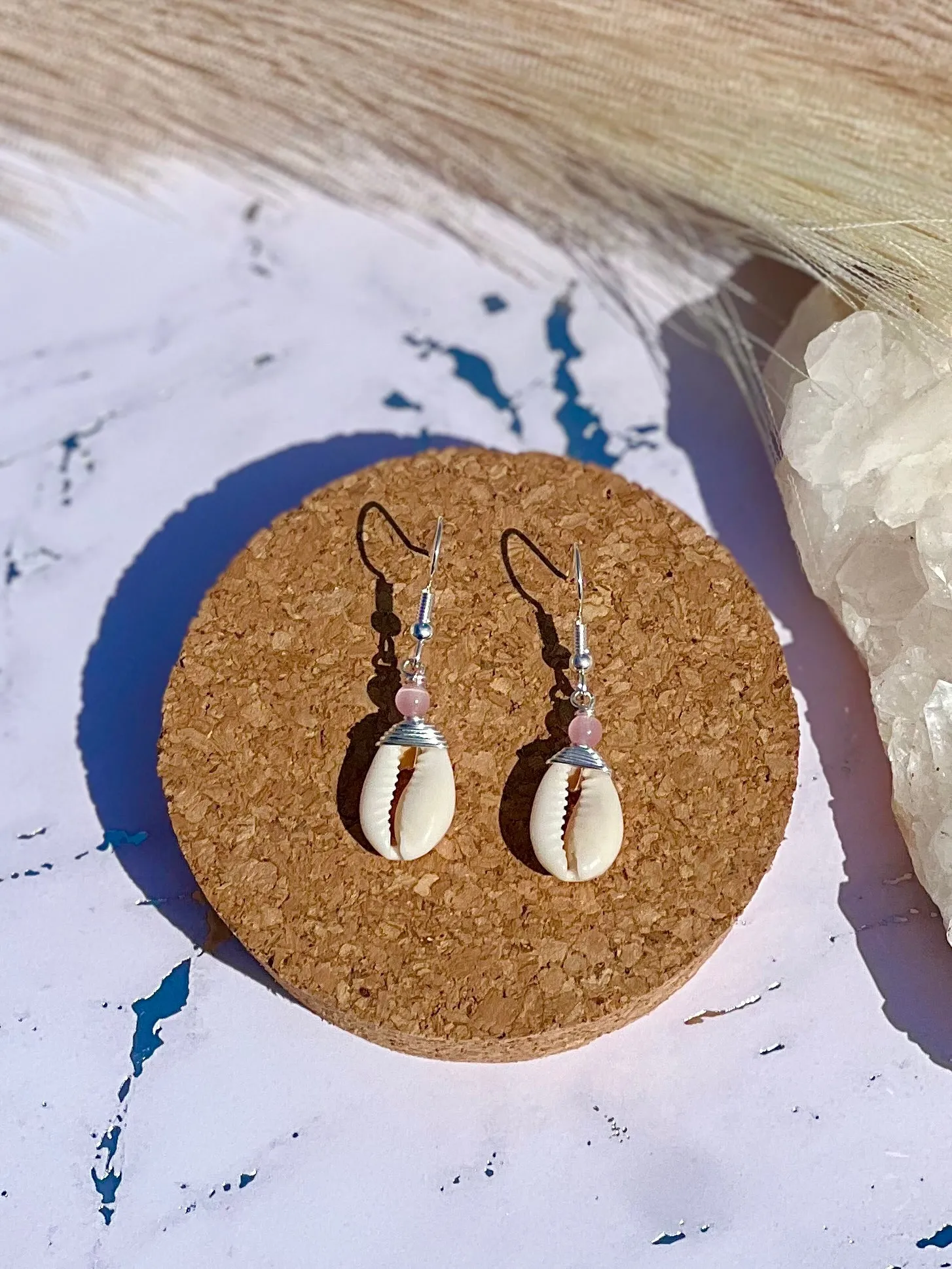 Cowrie Shell Earring