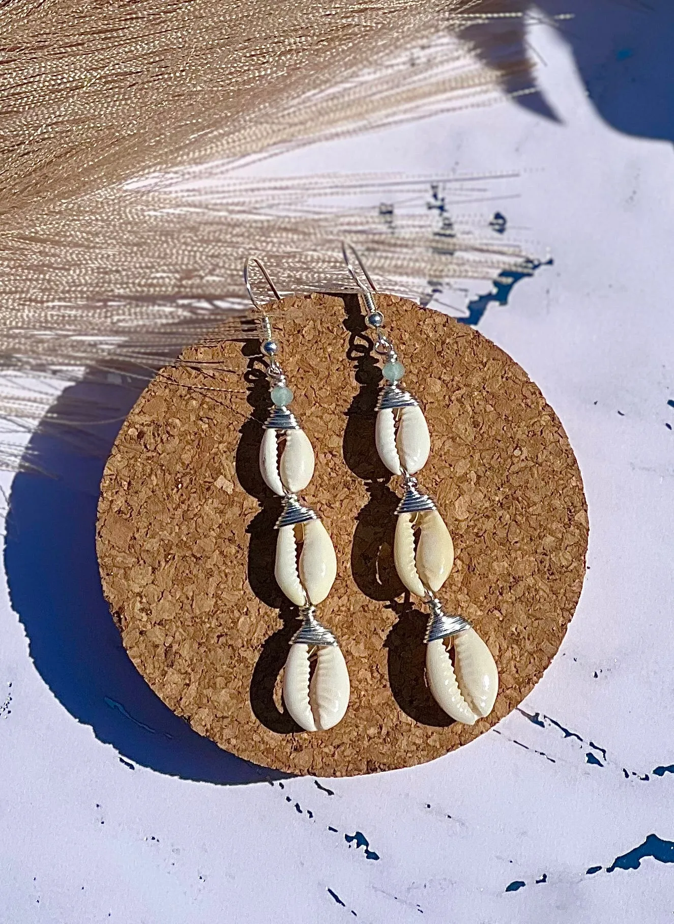 Cowrie Shell Earring