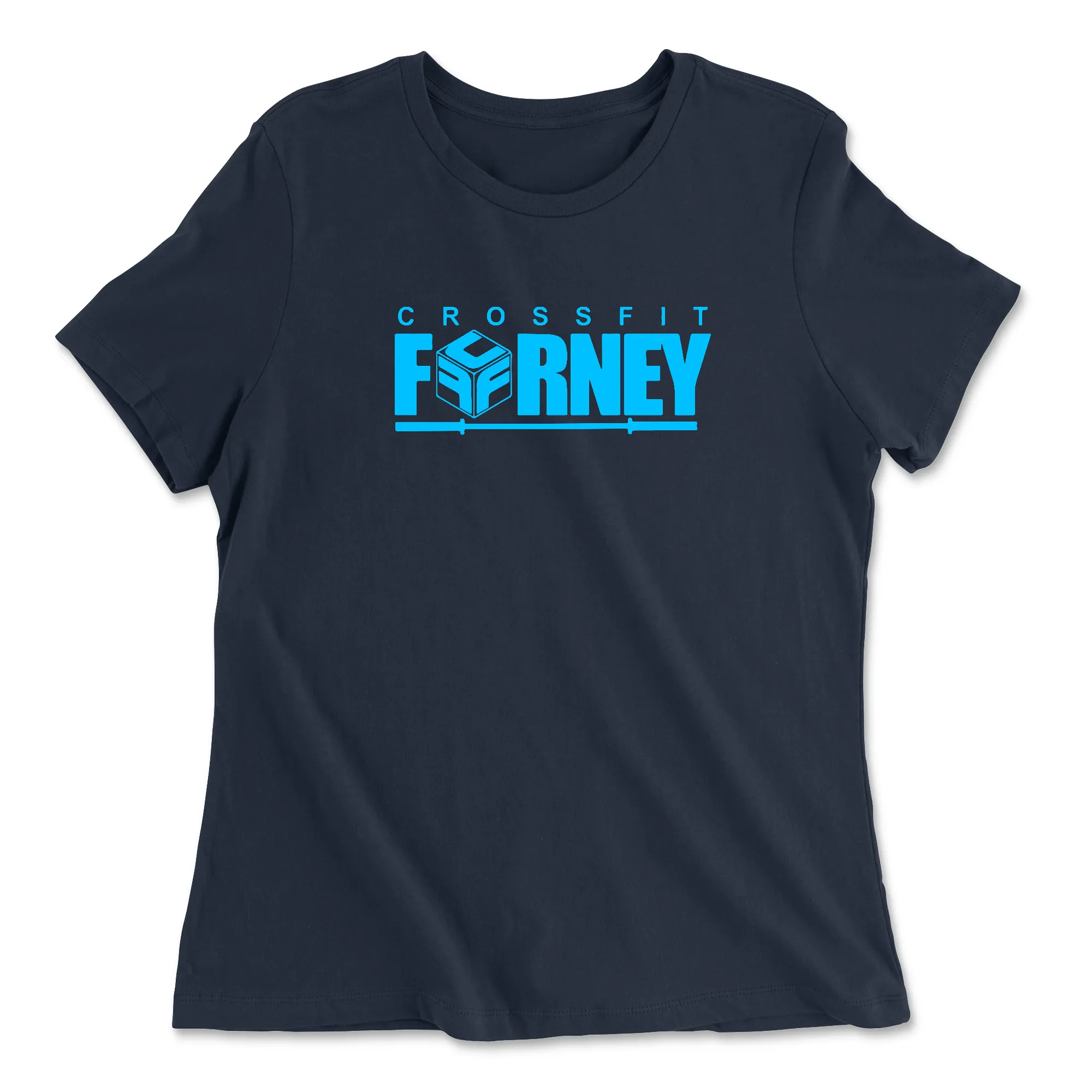 CrossFit Forney Blue Womens - Relaxed Jersey T-Shirt