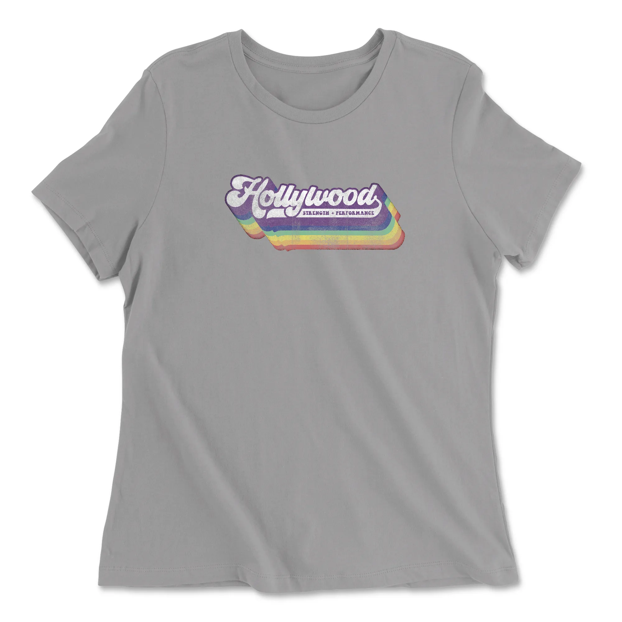CrossFit Hollywood Distressed Womens - Relaxed Jersey T-Shirt