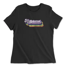 CrossFit Hollywood Distressed Womens - Relaxed Jersey T-Shirt