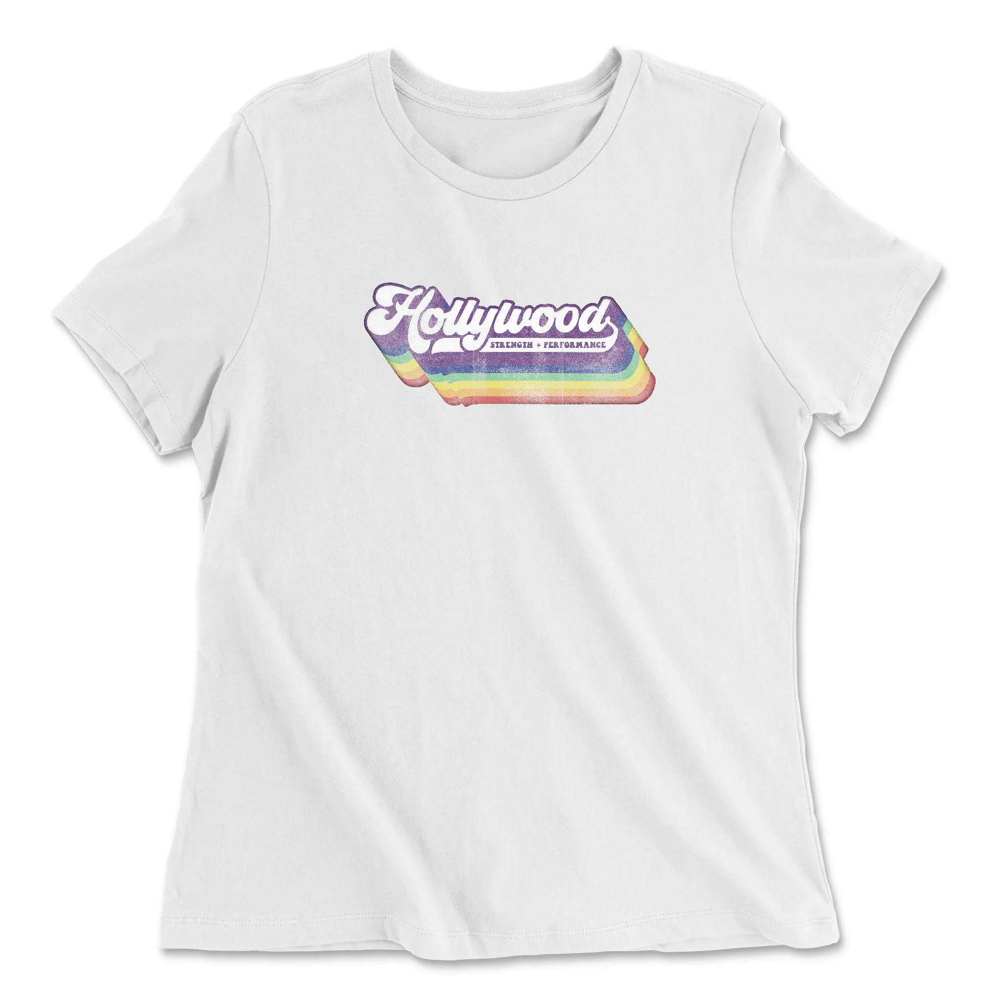 CrossFit Hollywood Distressed Womens - Relaxed Jersey T-Shirt