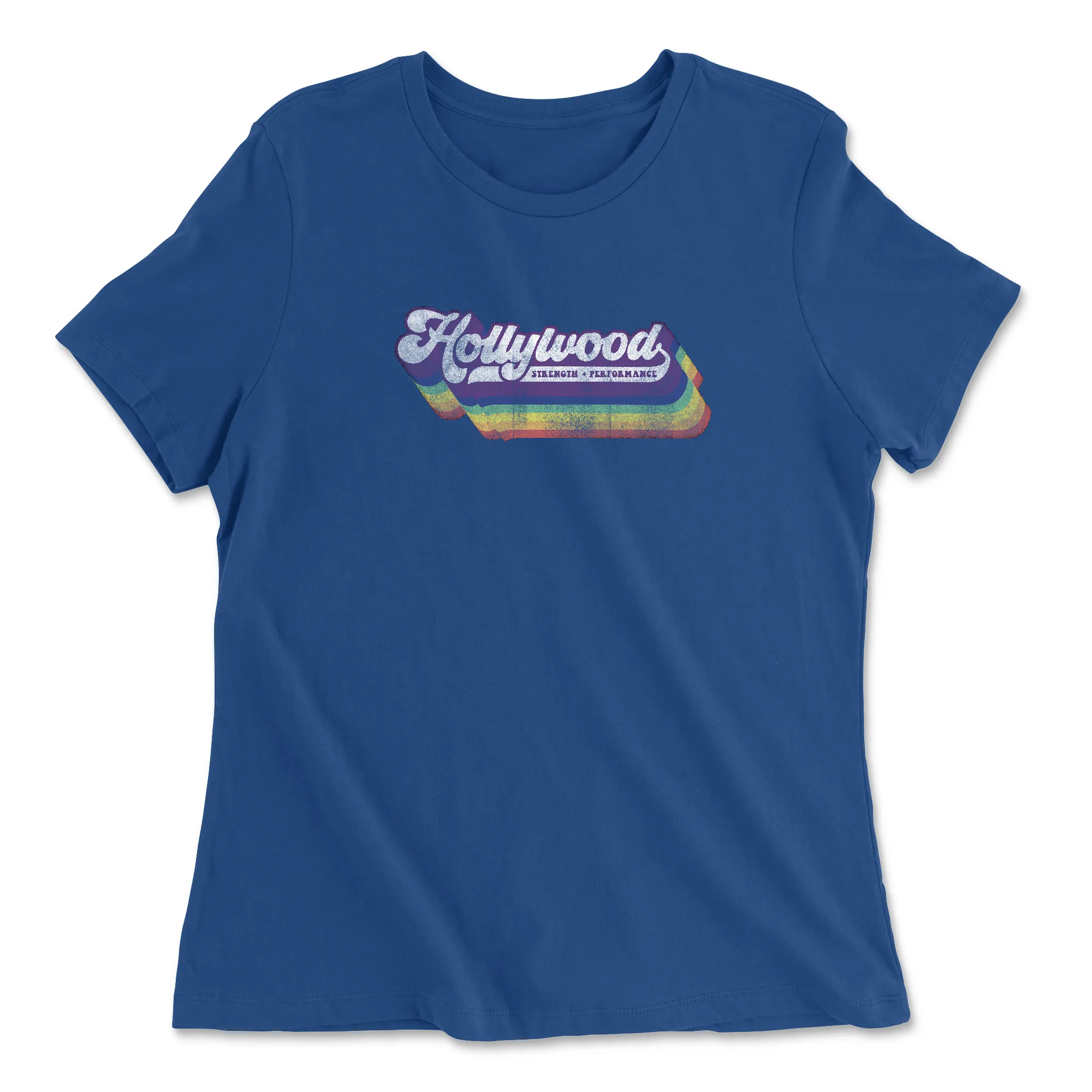 CrossFit Hollywood Distressed Womens - Relaxed Jersey T-Shirt