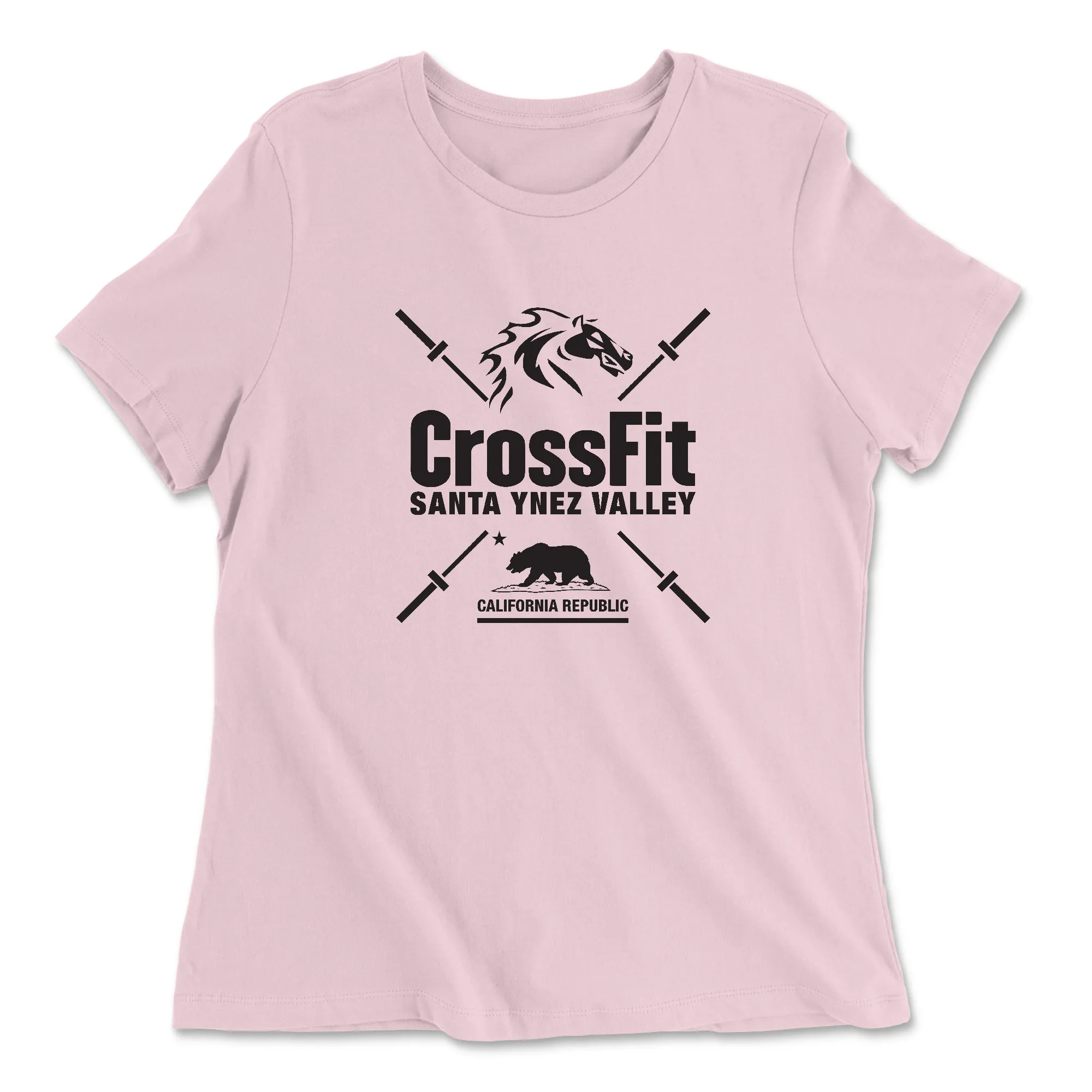 CrossFit Santa Ynez Valley Barbell Womens - Relaxed Jersey T-Shirt