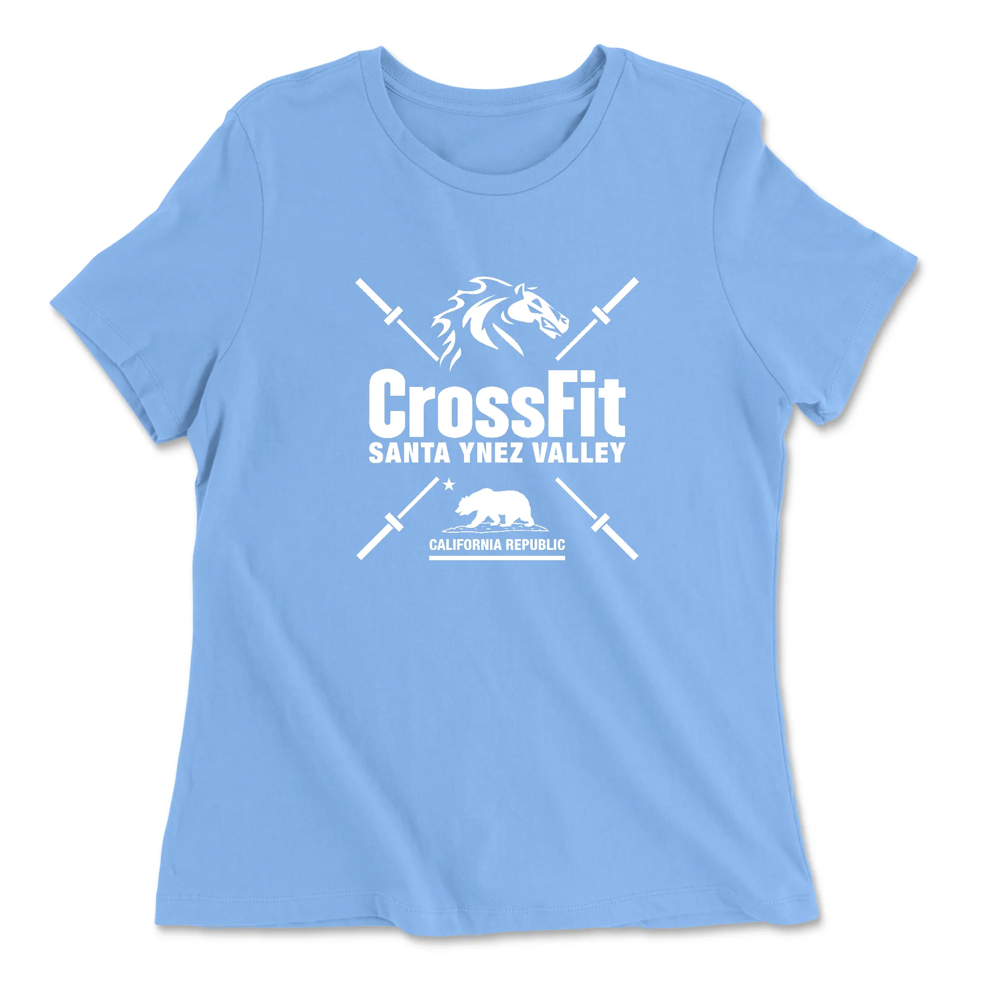 CrossFit Santa Ynez Valley Barbell Womens - Relaxed Jersey T-Shirt