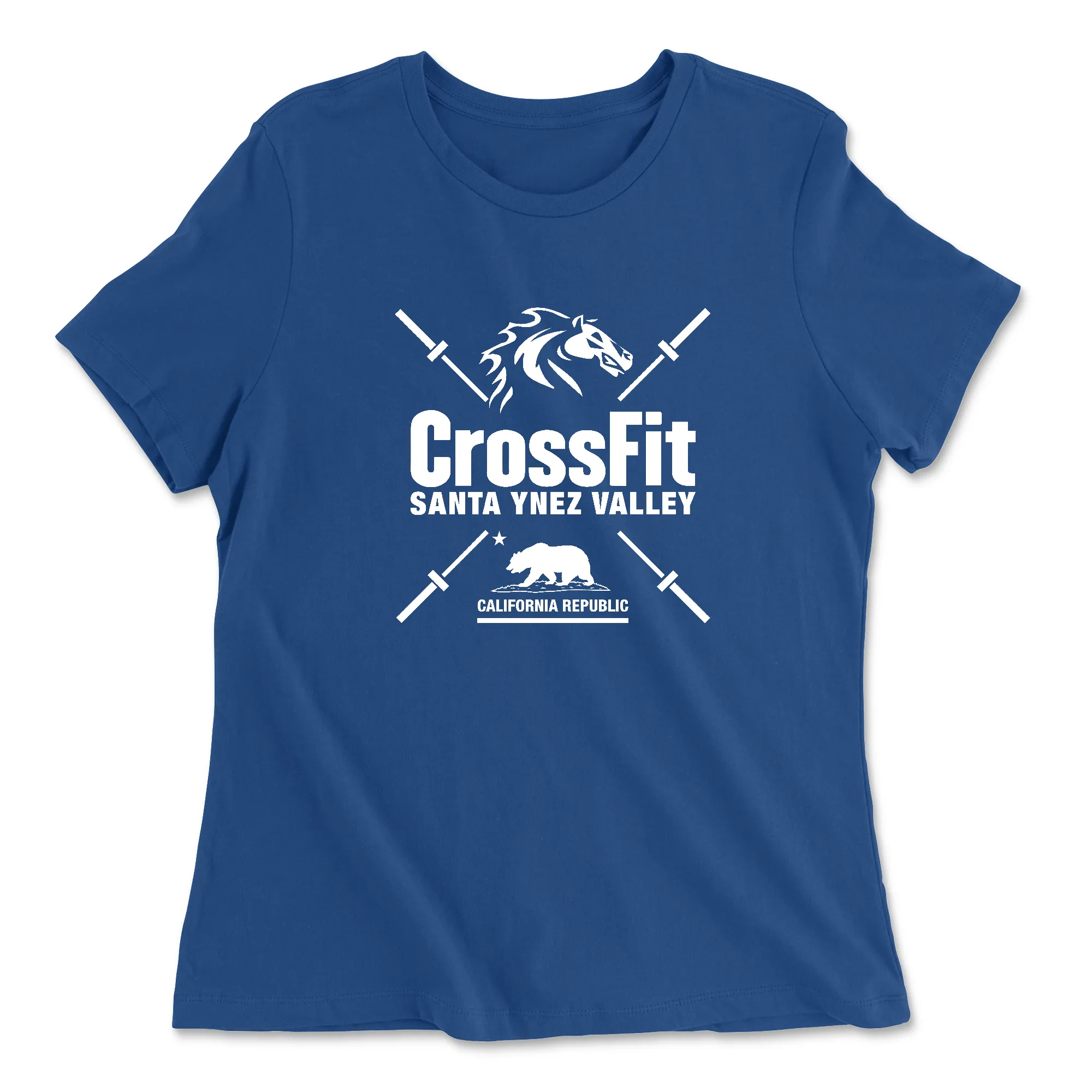 CrossFit Santa Ynez Valley Barbell Womens - Relaxed Jersey T-Shirt