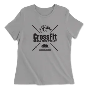 CrossFit Santa Ynez Valley Barbell Womens - Relaxed Jersey T-Shirt