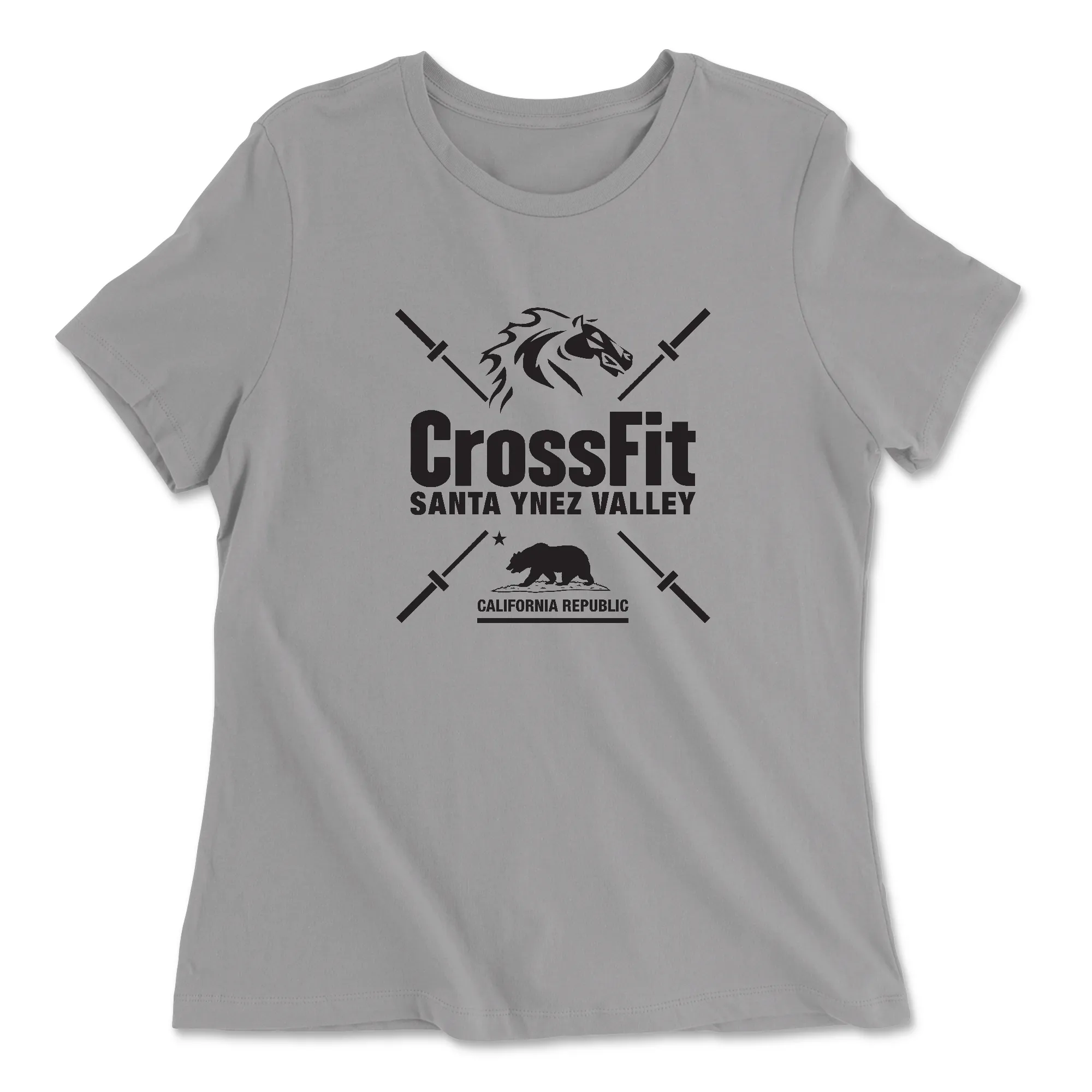 CrossFit Santa Ynez Valley Barbell Womens - Relaxed Jersey T-Shirt