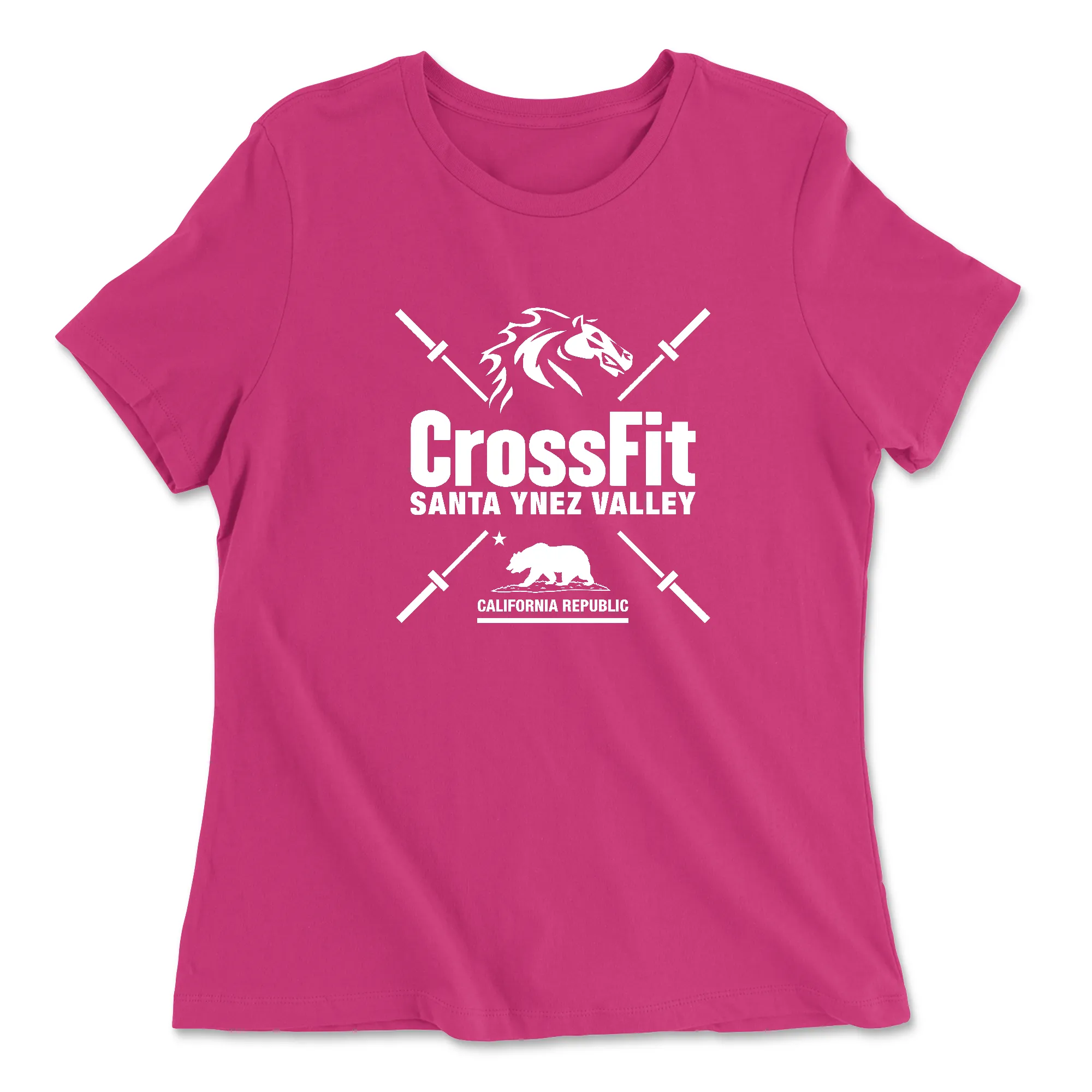 CrossFit Santa Ynez Valley Barbell Womens - Relaxed Jersey T-Shirt