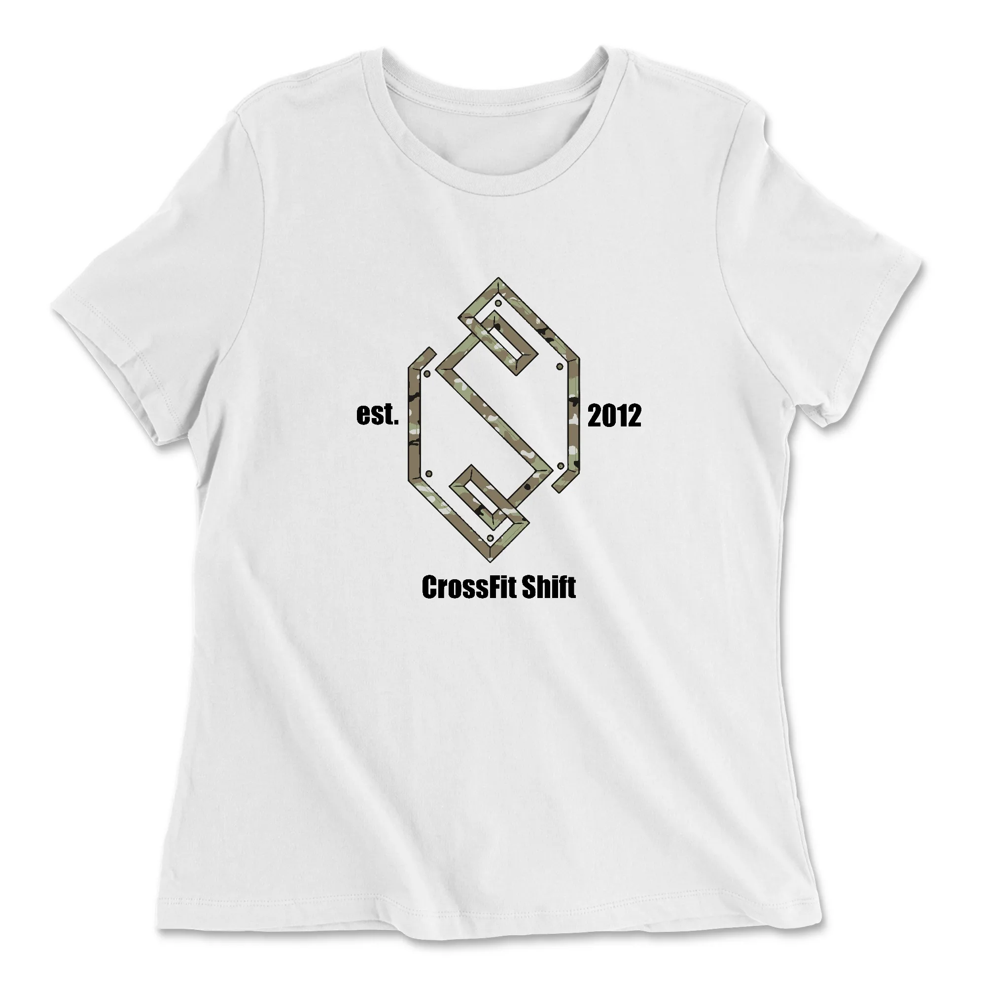 CrossFit Shift Camo Womens - Relaxed Jersey T-Shirt