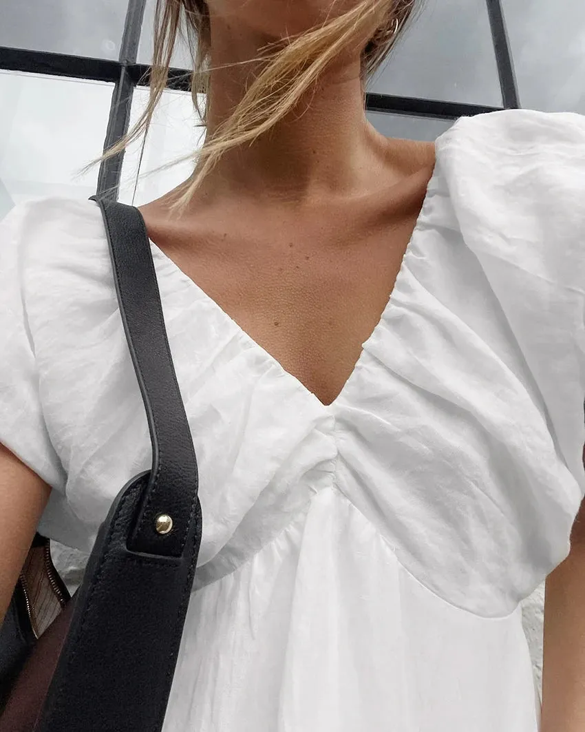 Dress for Sunny Days - Cotton Tie-Back Sundress