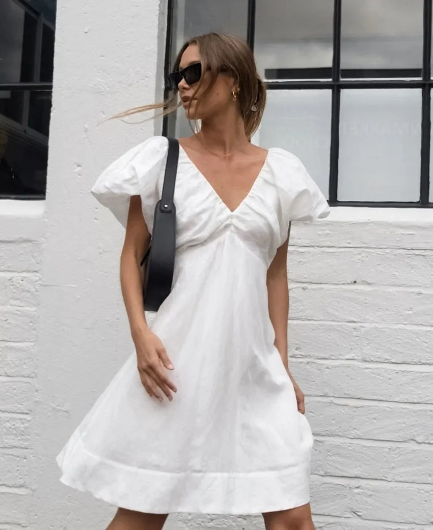Dress for Sunny Days - Cotton Tie-Back Sundress