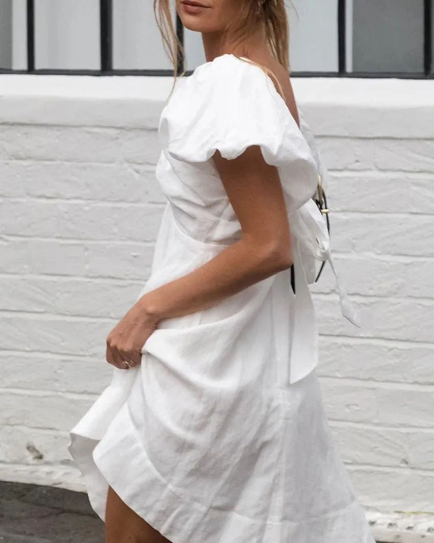 Dress for Sunny Days - Cotton Tie-Back Sundress