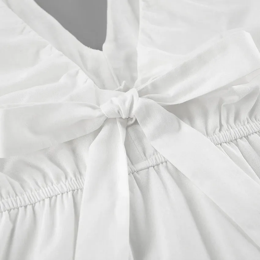 Dress for Sunny Days - Cotton Tie-Back Sundress