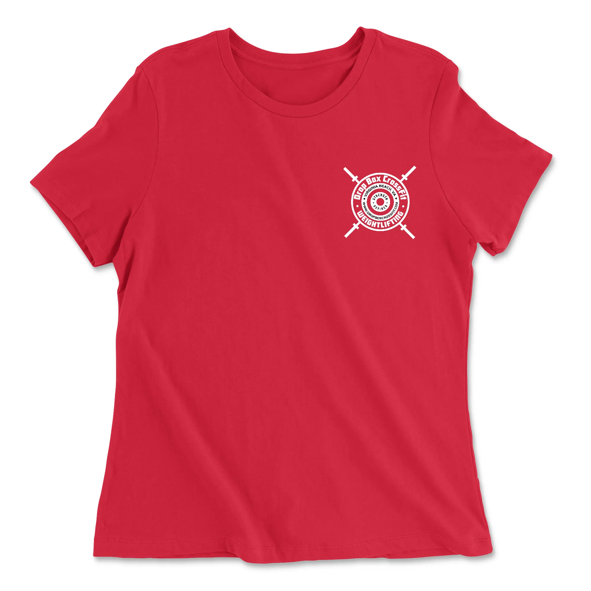 Drop Box CrossFit Pocket Womens - Relaxed Jersey T-Shirt