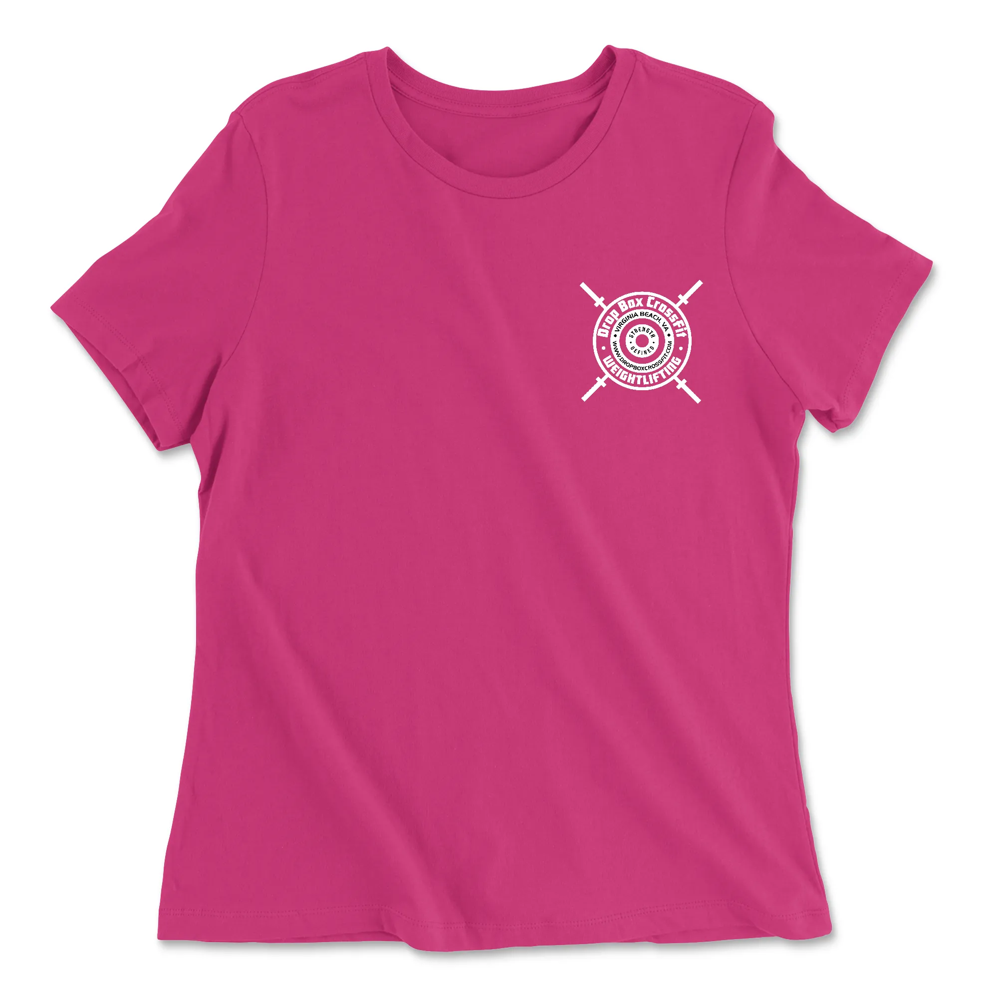 Drop Box CrossFit Pocket Womens - Relaxed Jersey T-Shirt