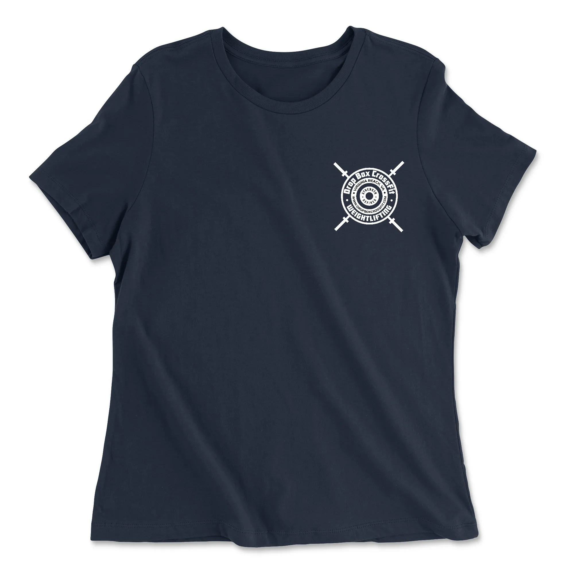Drop Box CrossFit Pocket Womens - Relaxed Jersey T-Shirt
