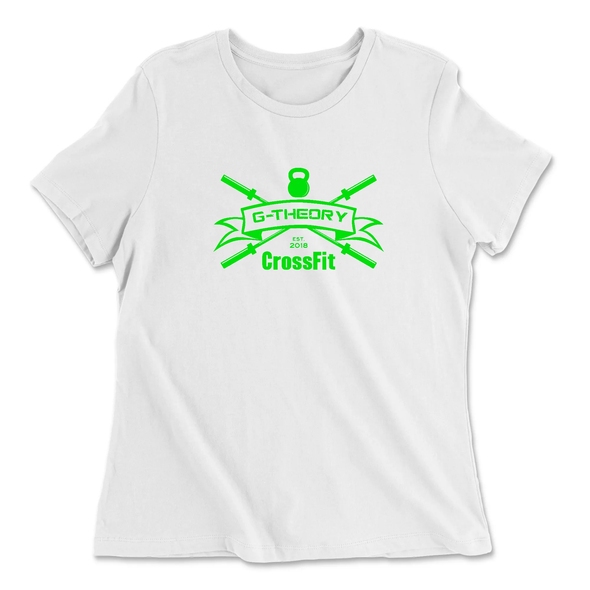 G-Theory CrossFit Green Womens - Relaxed Jersey T-Shirt