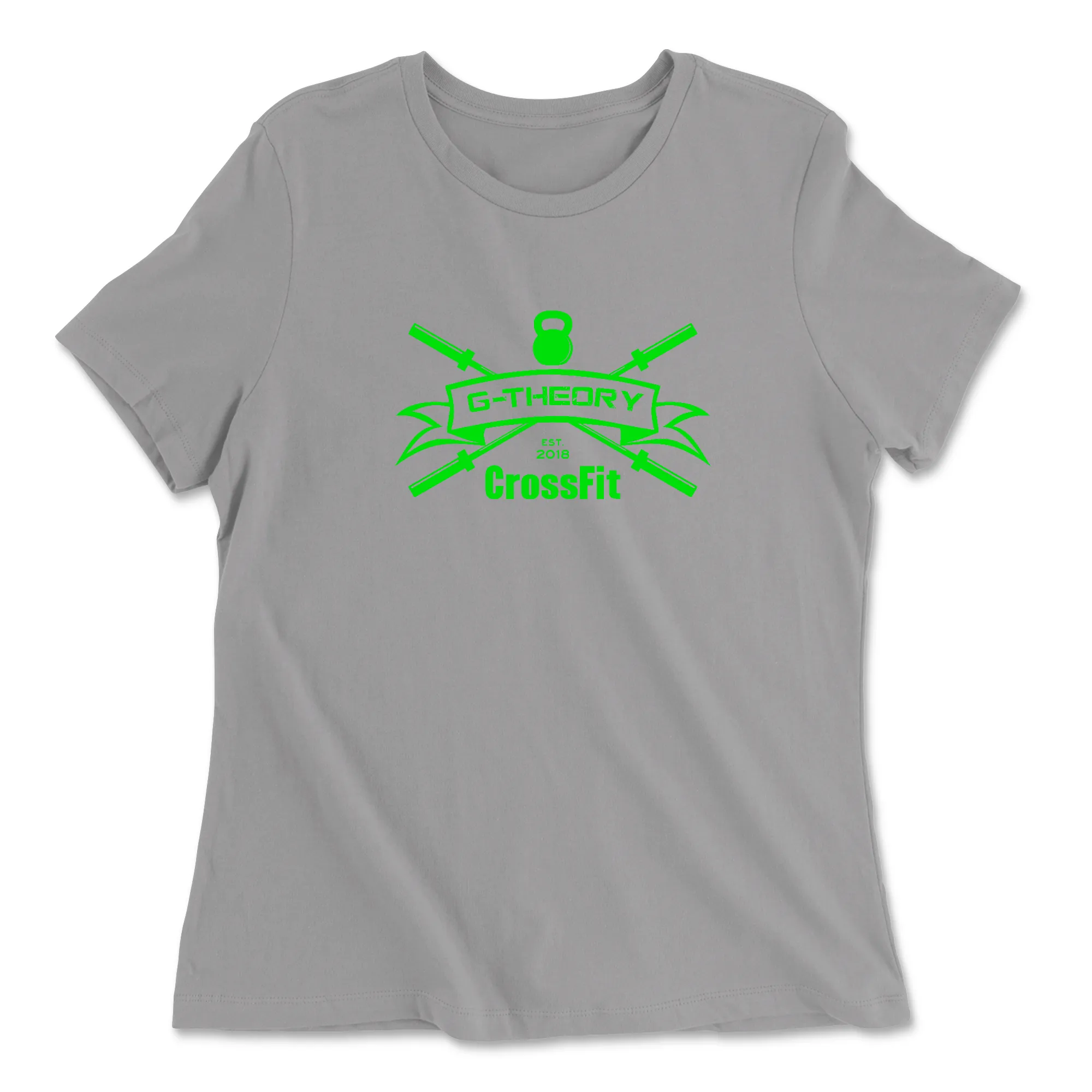 G-Theory CrossFit Green Womens - Relaxed Jersey T-Shirt