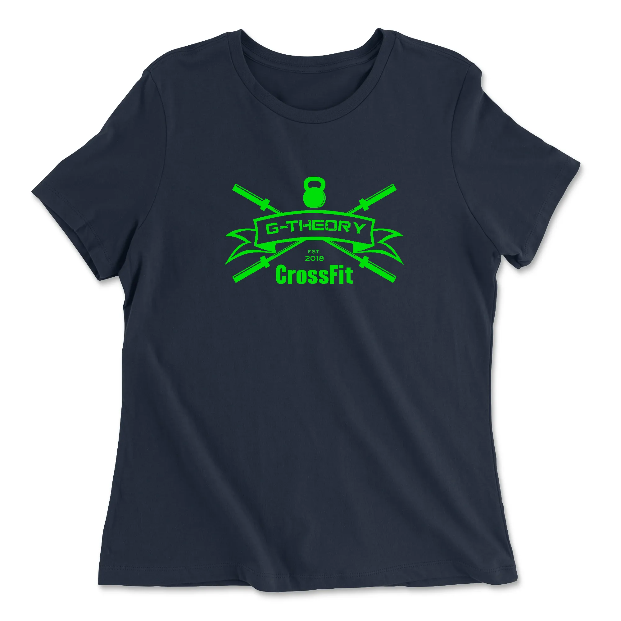G-Theory CrossFit Green Womens - Relaxed Jersey T-Shirt