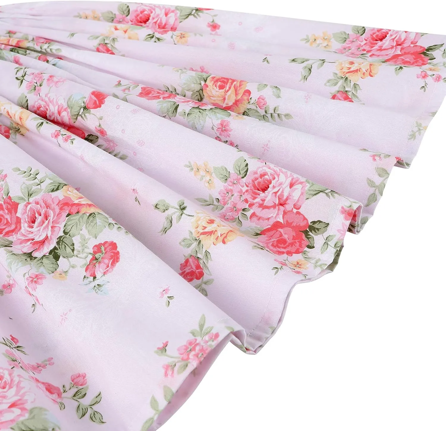 Girls' 2T-14 Casual Sundress Summer Autumn Clothes Cotton Floral Dress