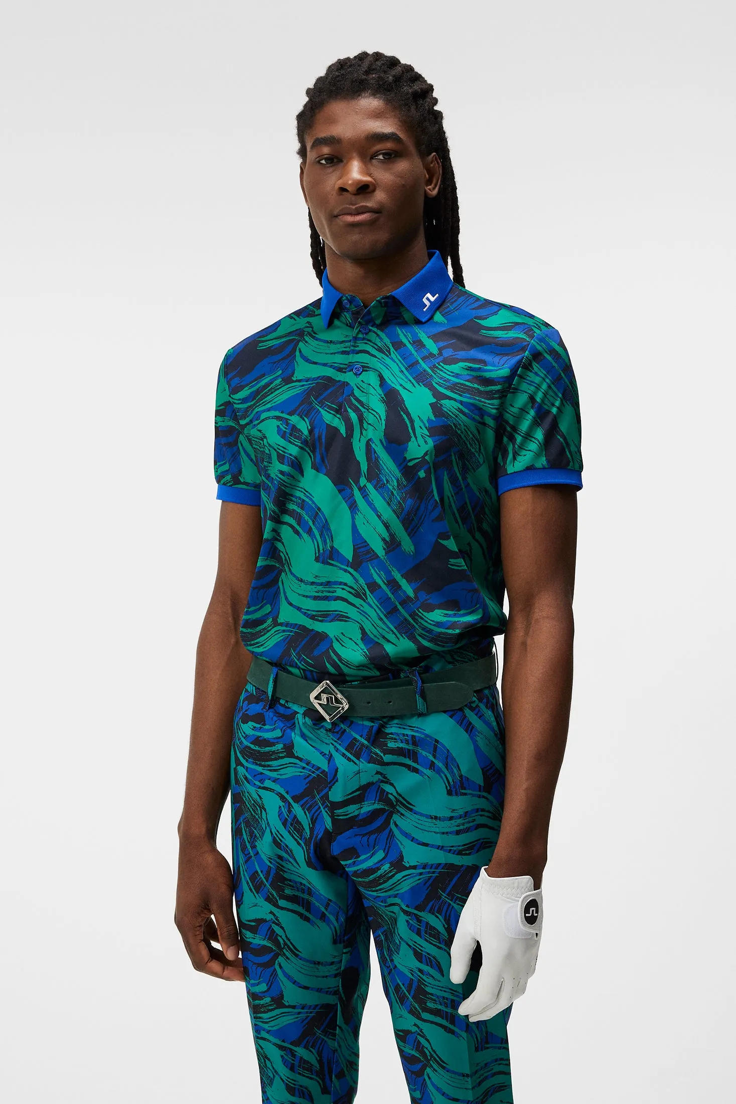 KV Regular Fit Print Polo / Death Valley Multicolour