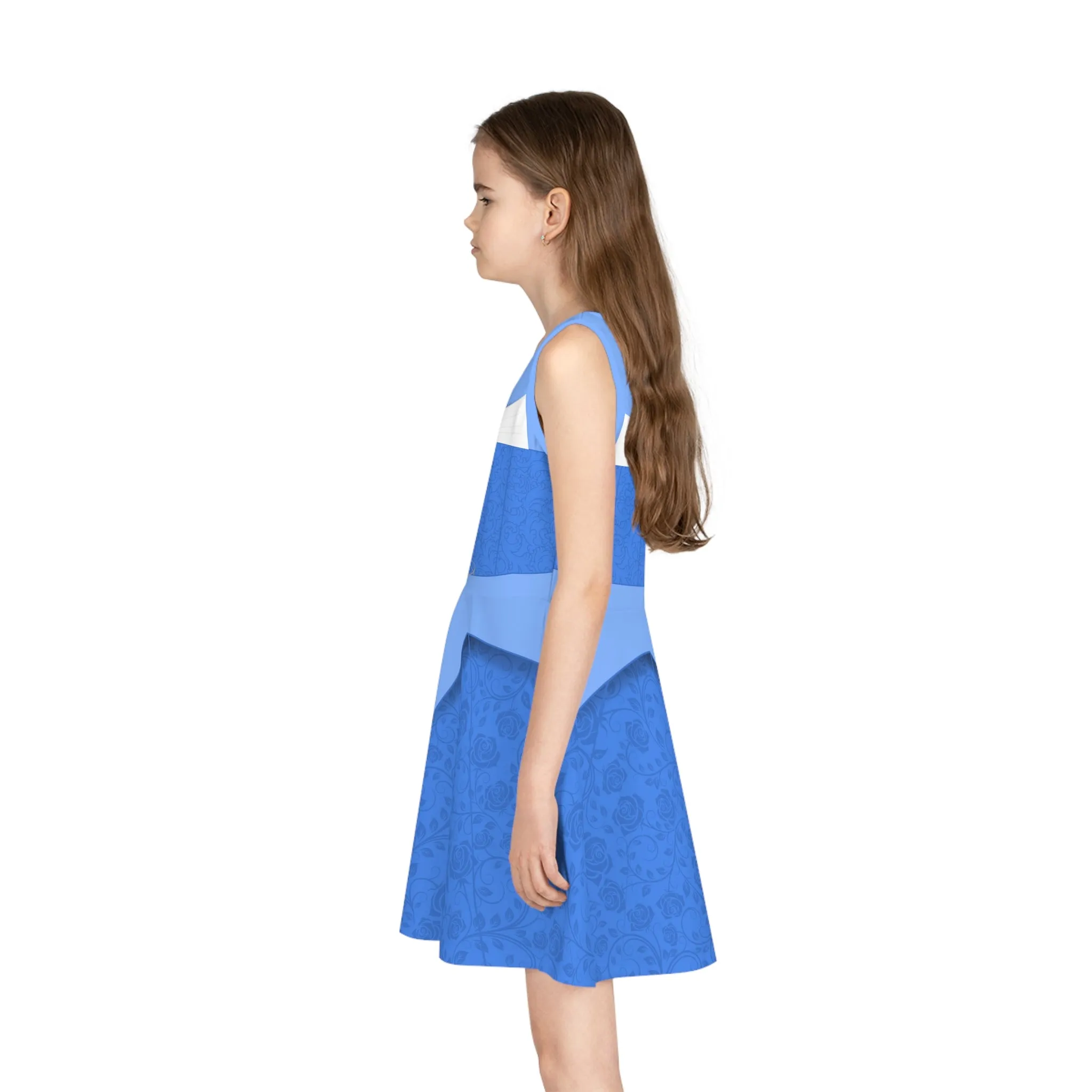 Make it Blue Sleeping Princess Girls' Sleeveless Sundress