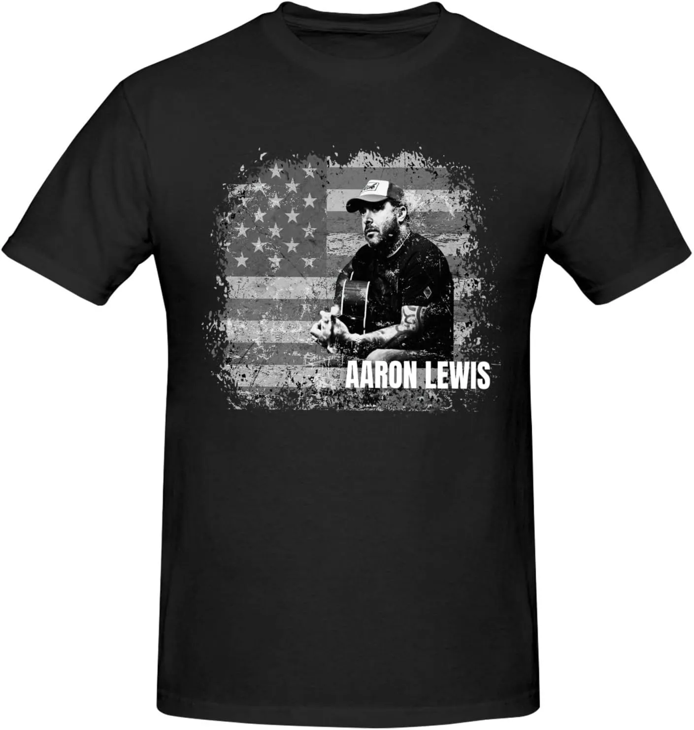 Men T Shirt Short Sleeve Crewneck Tee Summer Beach Tops Comfortable Cotton Shirt