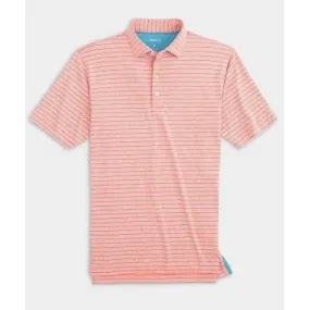 Newton Striped Polo in Tango by Johnnie-O