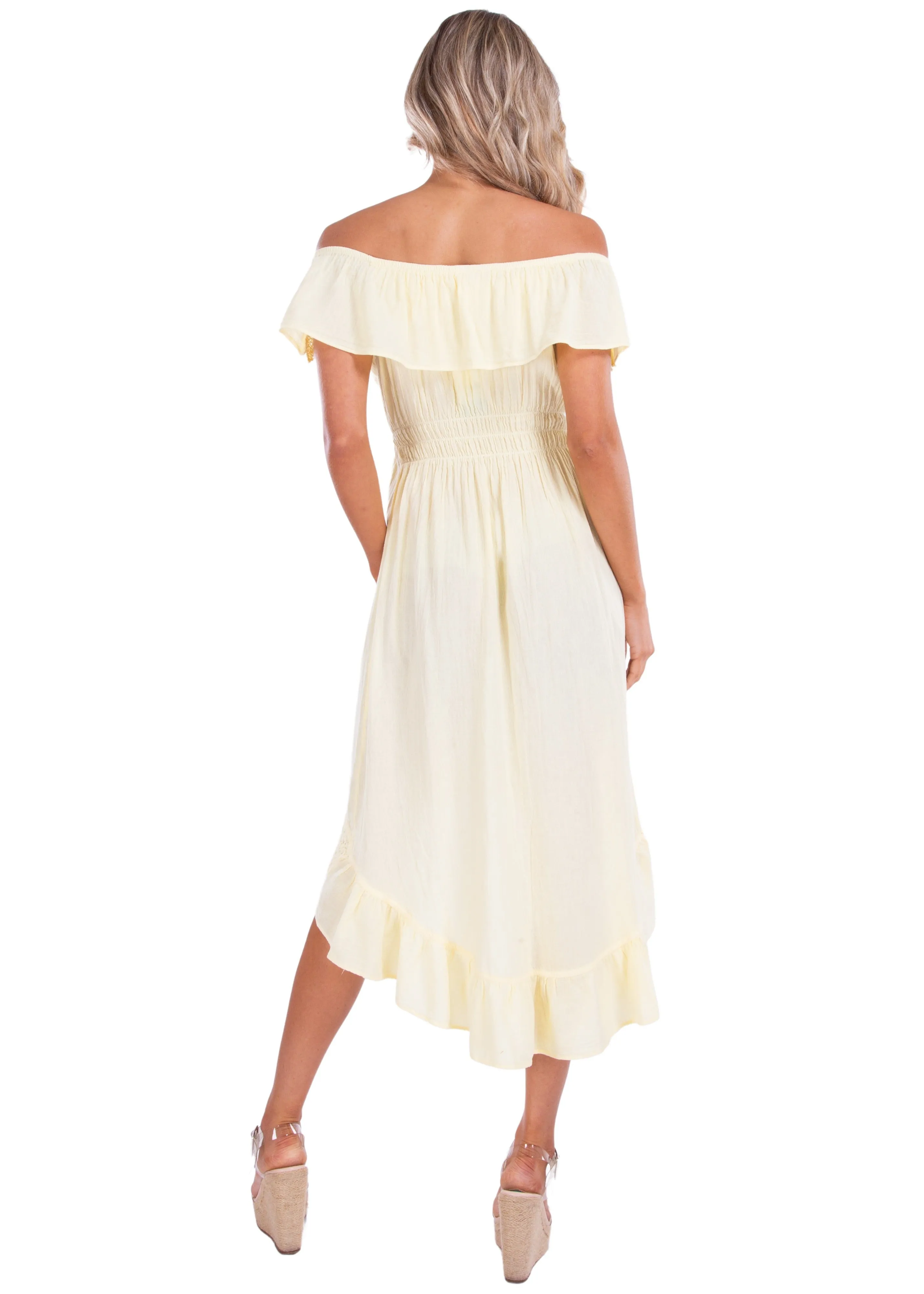 'Olivia' High Low Midi Dress
